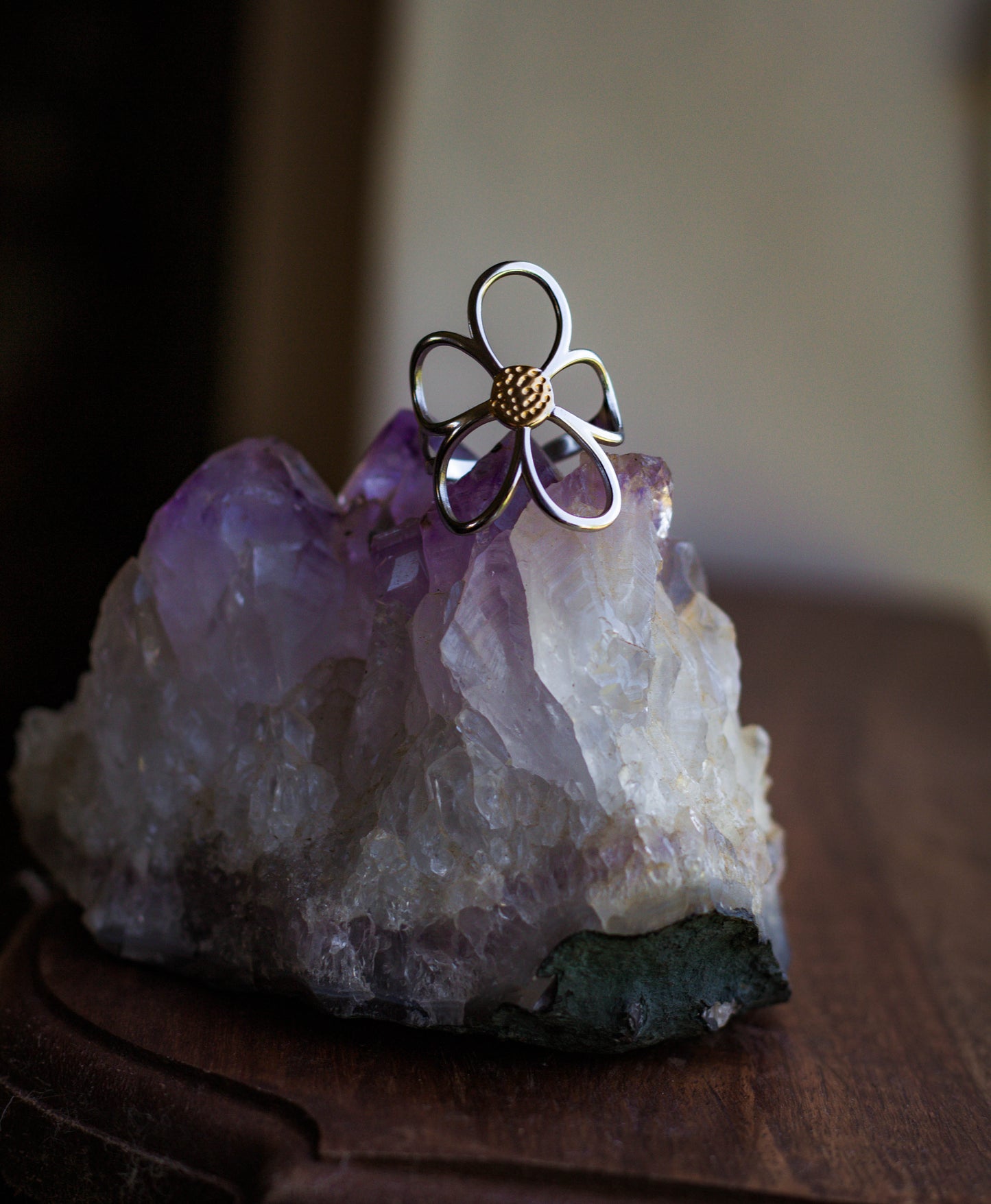 Flower Ring Adjustable