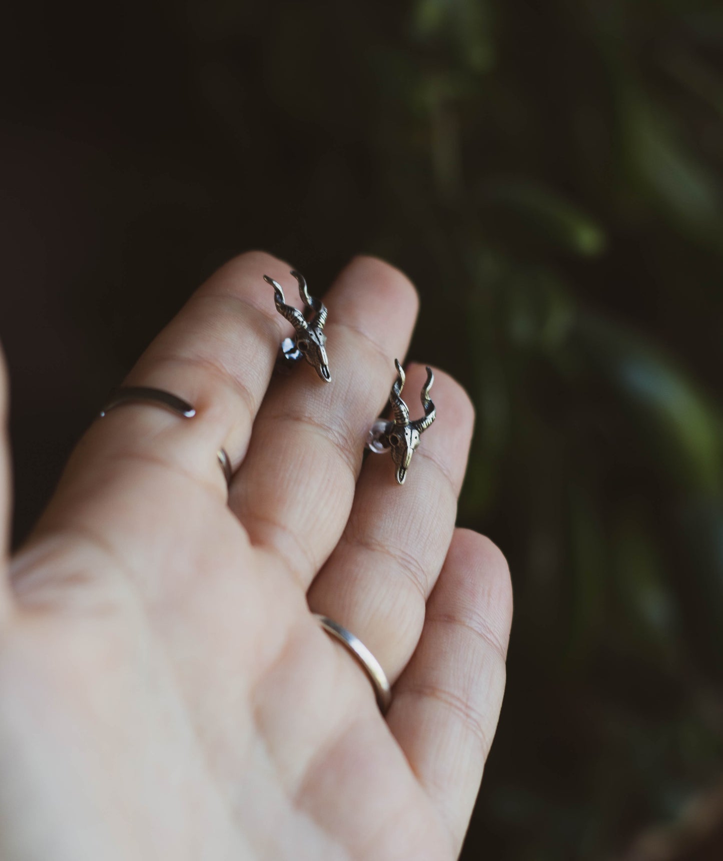 Skull Earrings 925