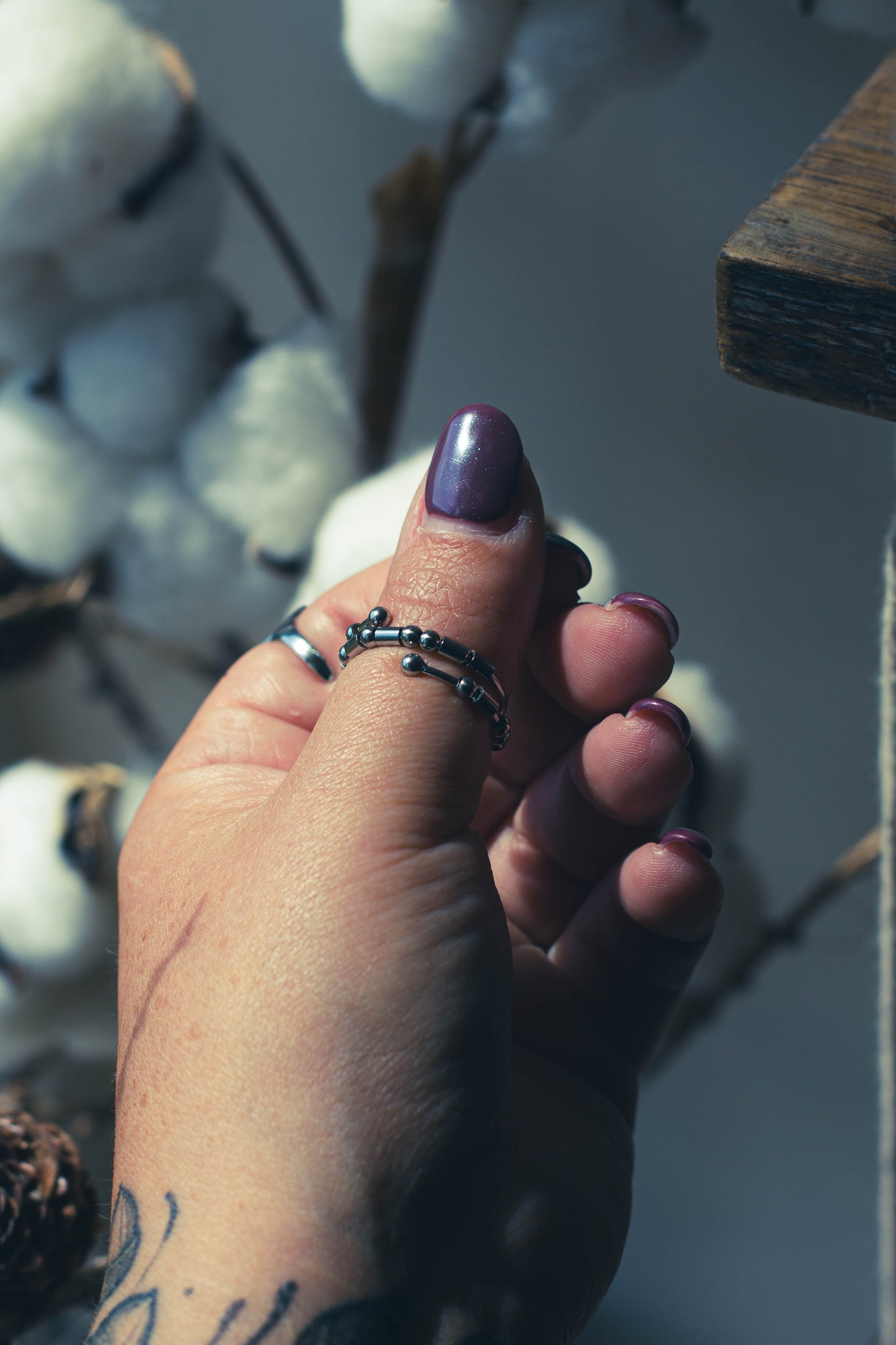 Morse Code Adjustable Rings