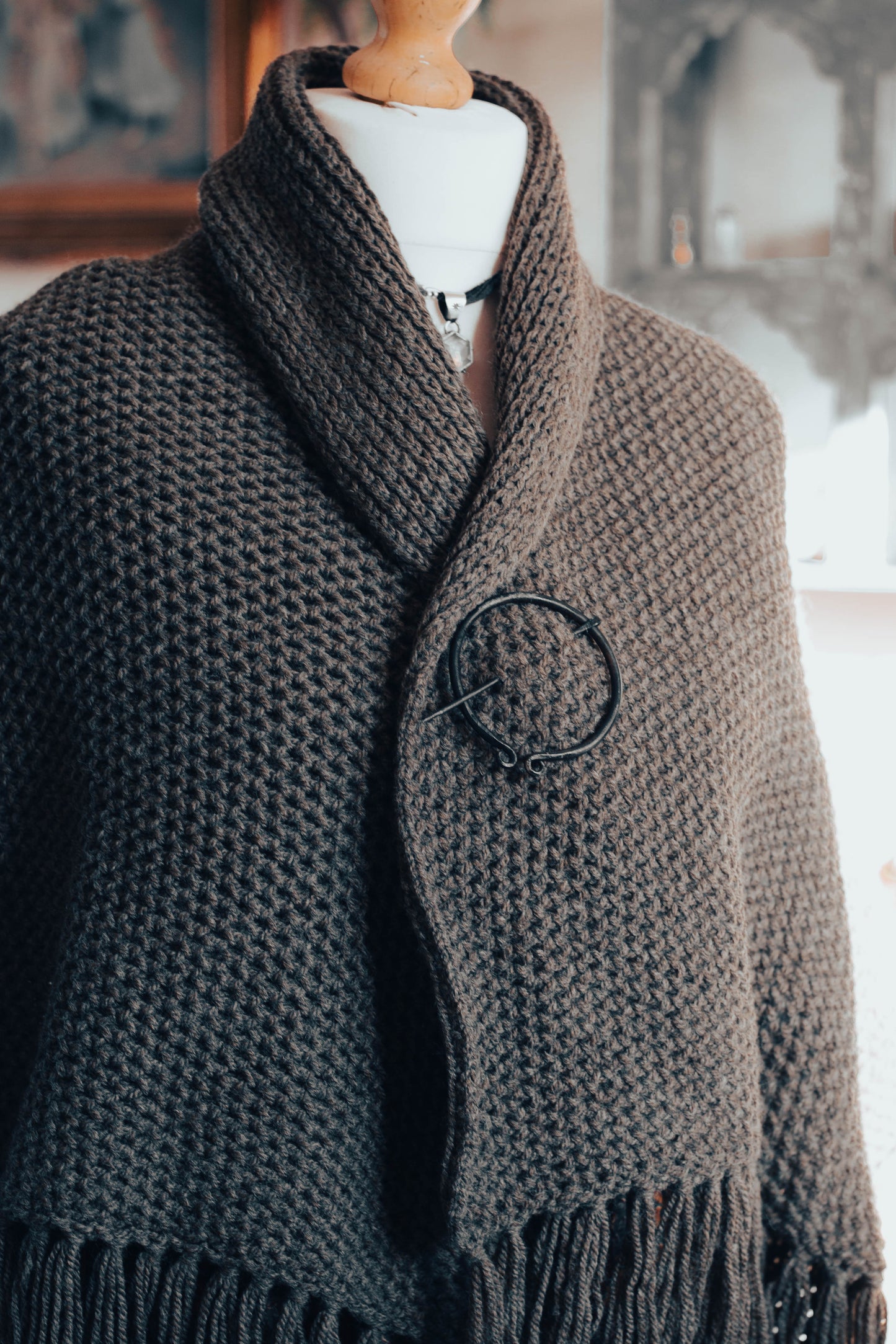 Highland Shawl With Tassels