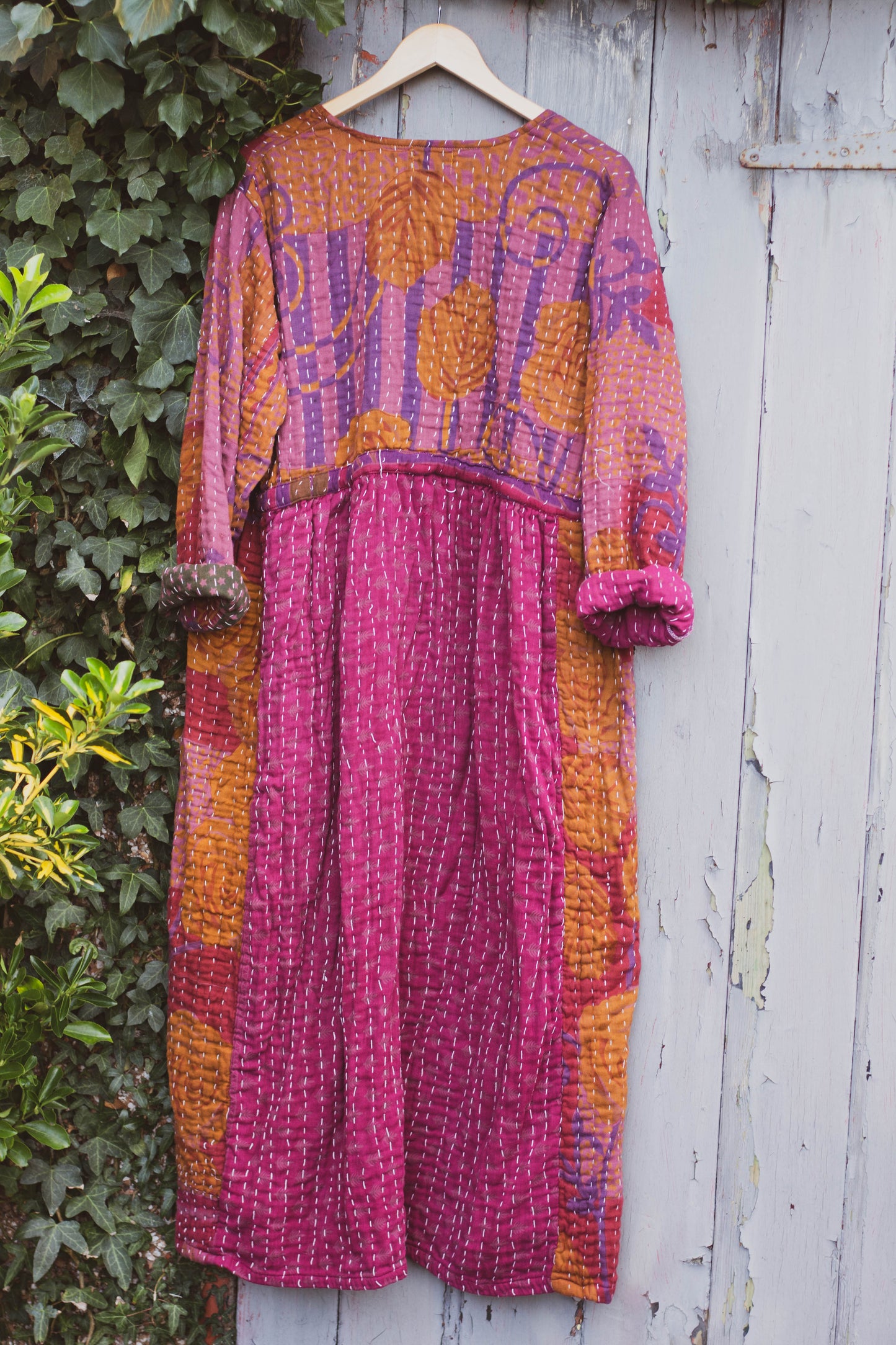 Overdyed Kantha Dress