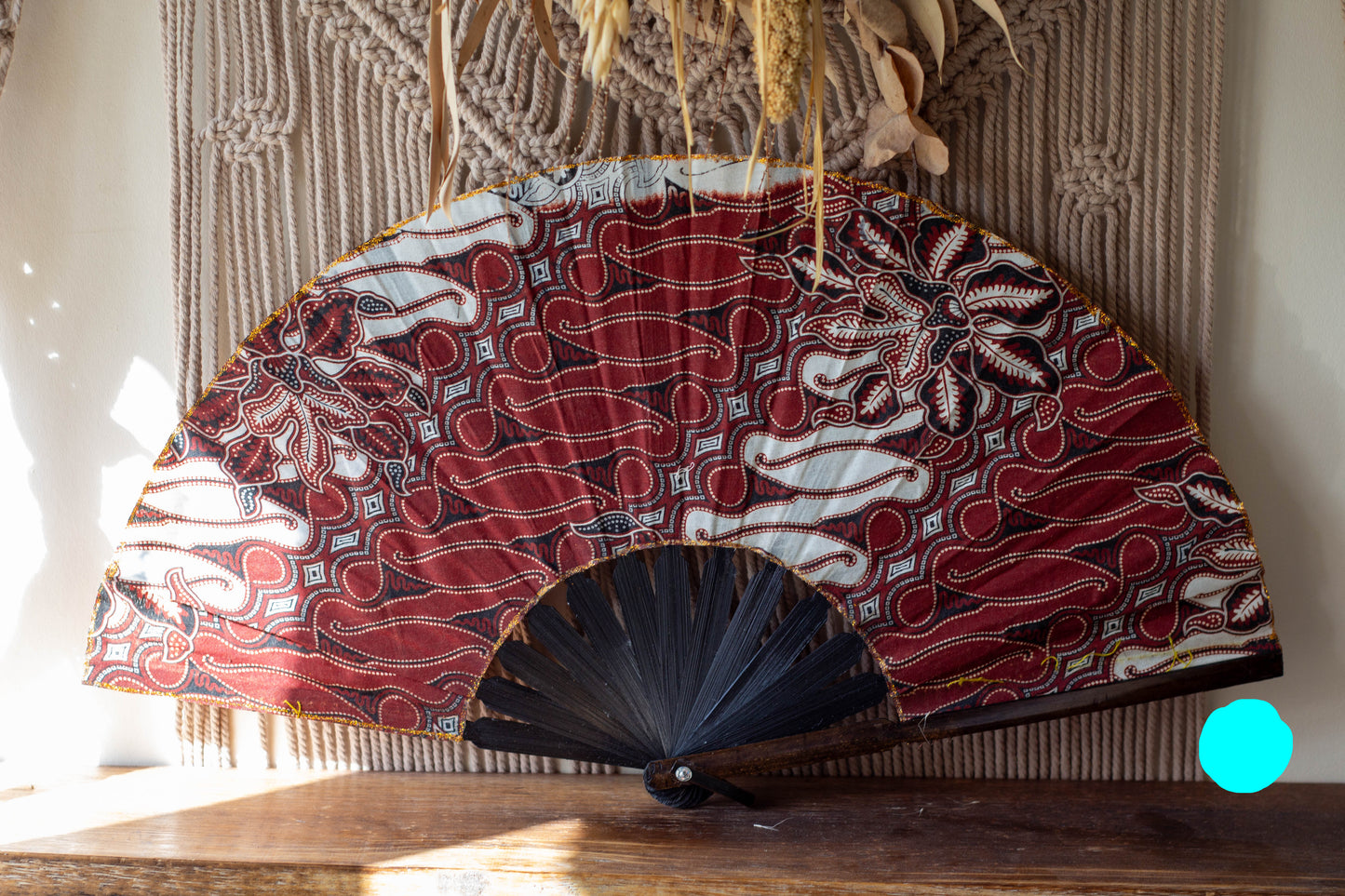 Large Batik Bali fans