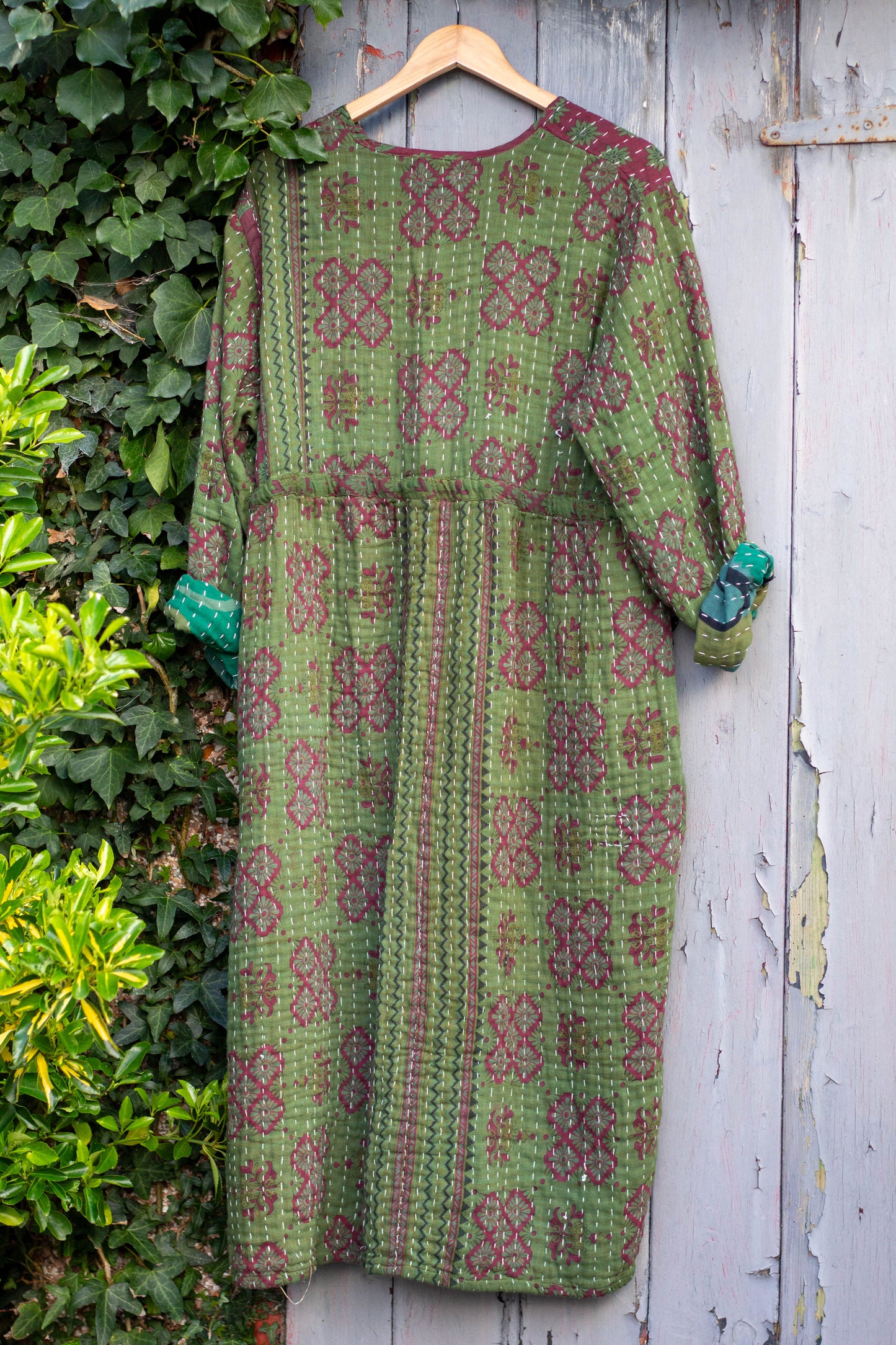 Overdyed Kantha Dress