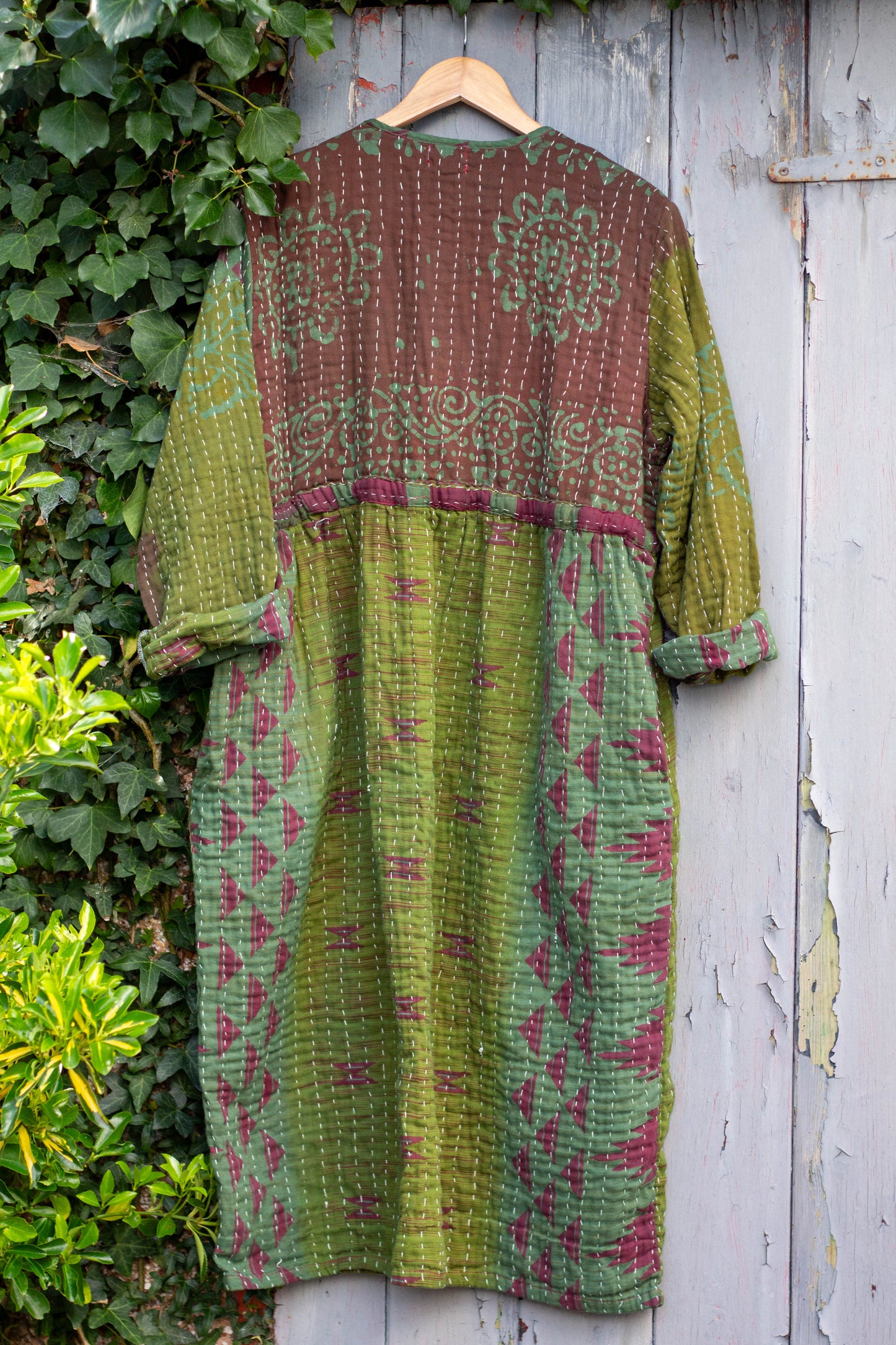 Overdyed Kantha Dress
