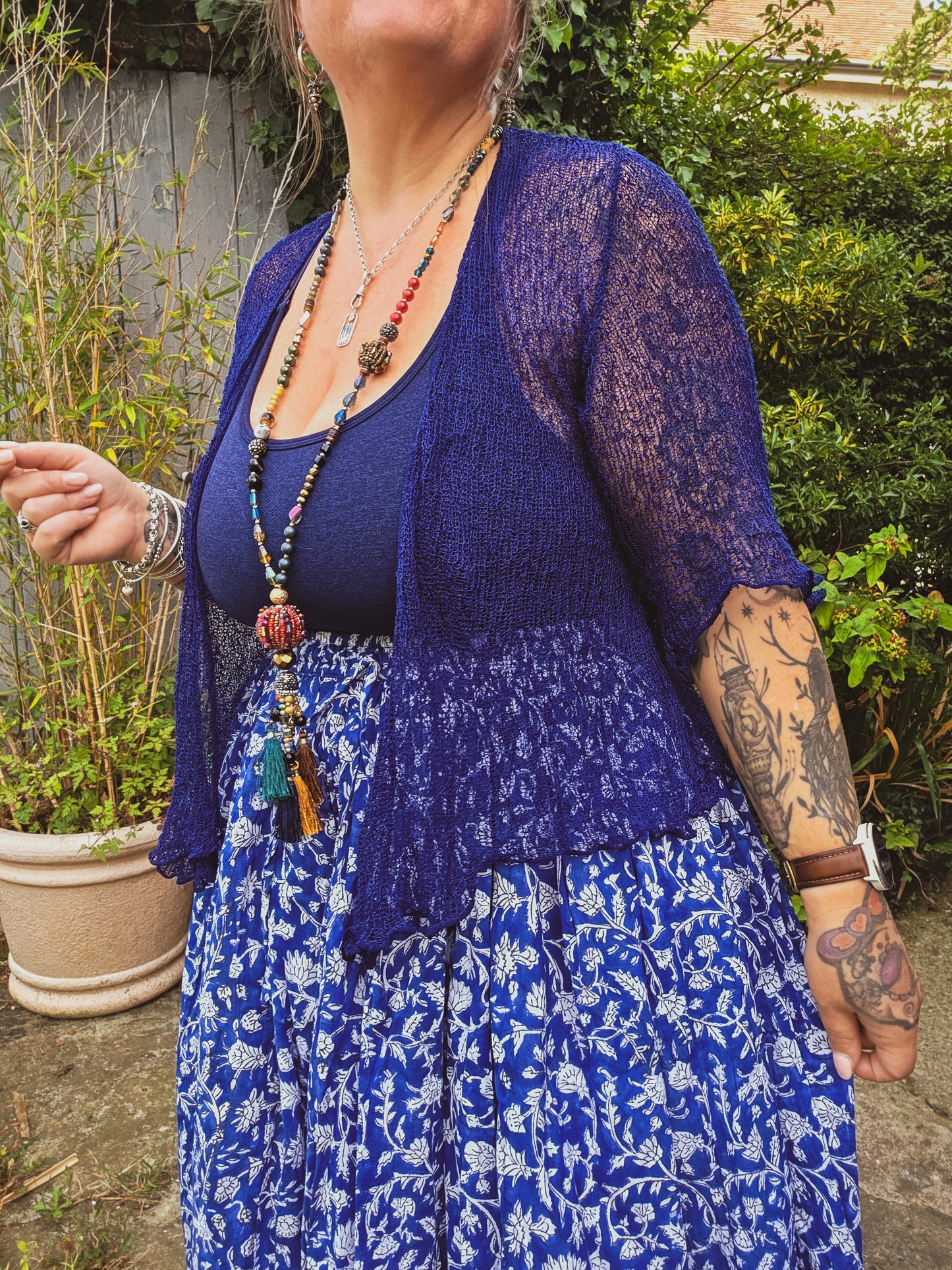 Navy Bolero