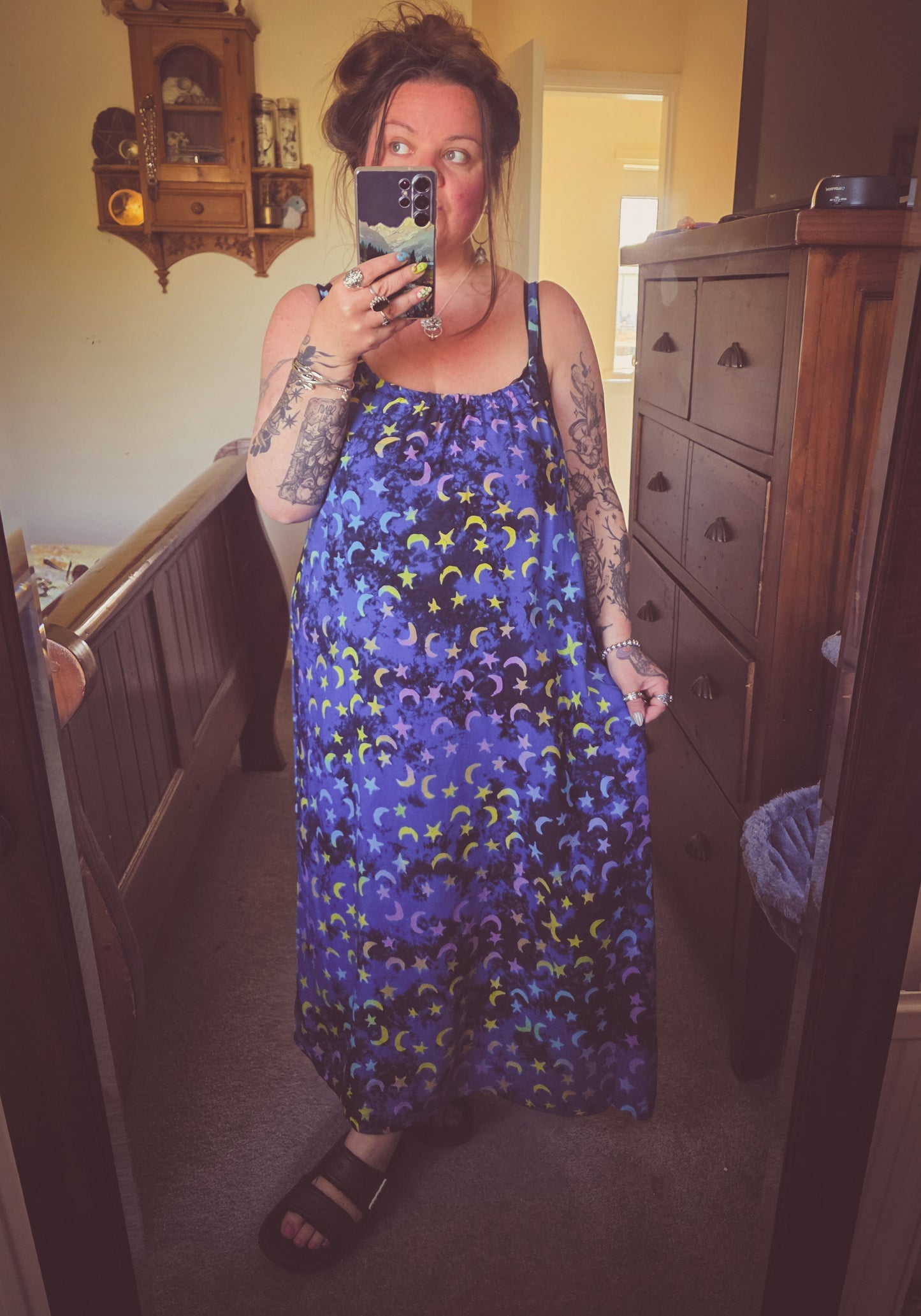 Celestial Moon Beach Dress