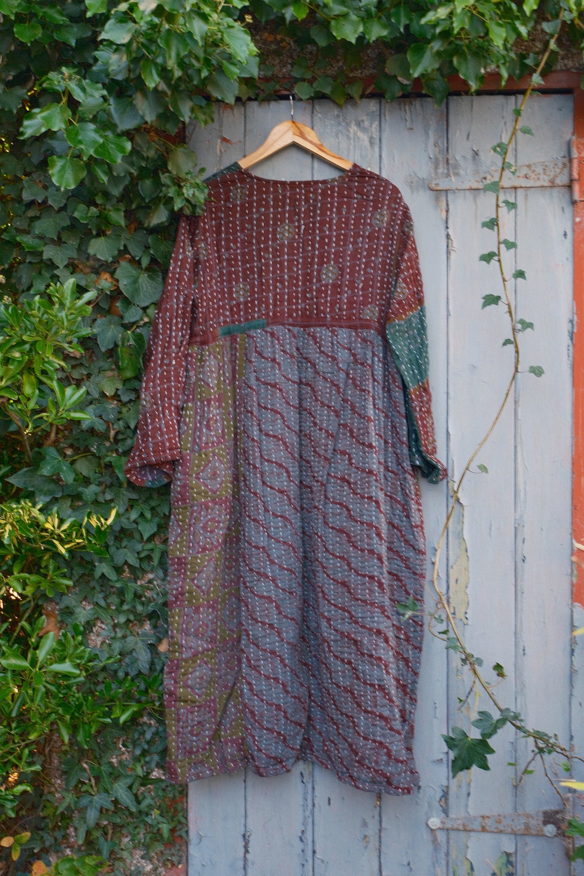 Overdyed Kantha Dress