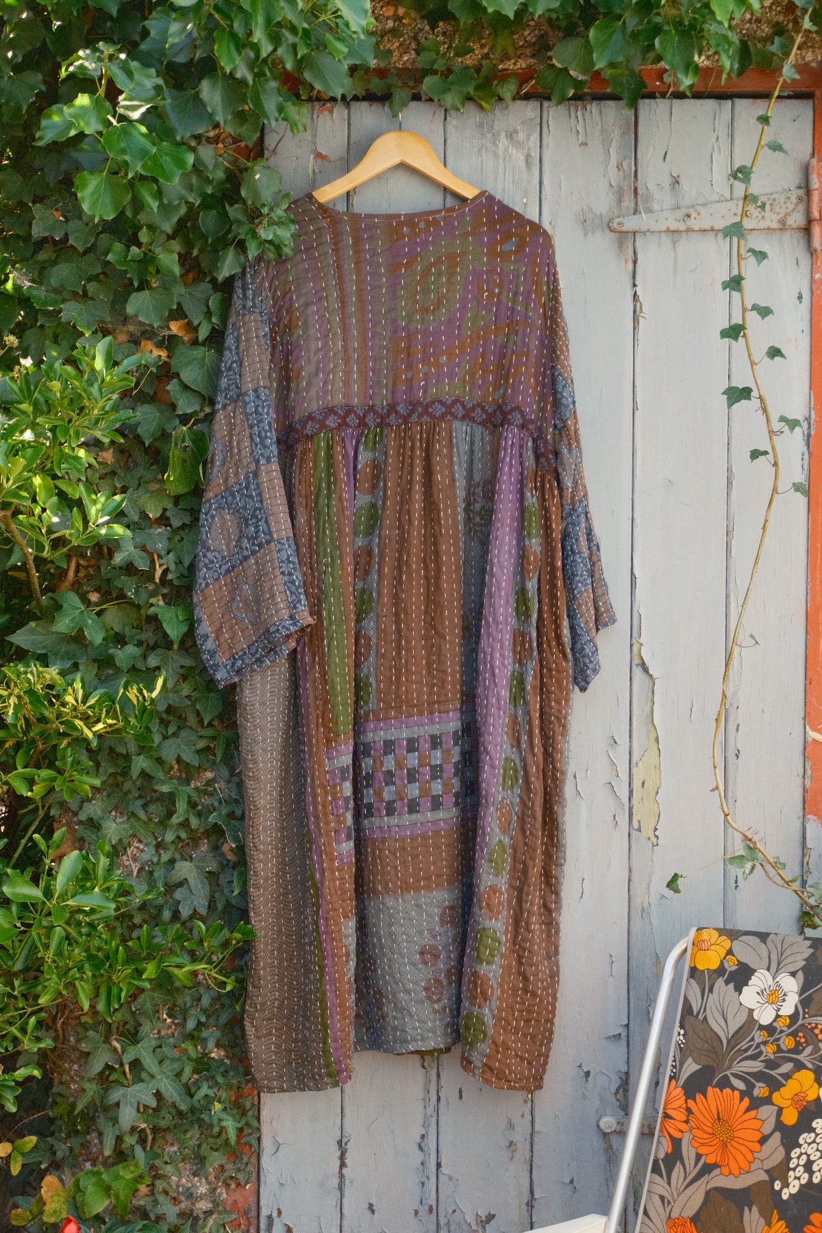 Overdyed Kantha Dress