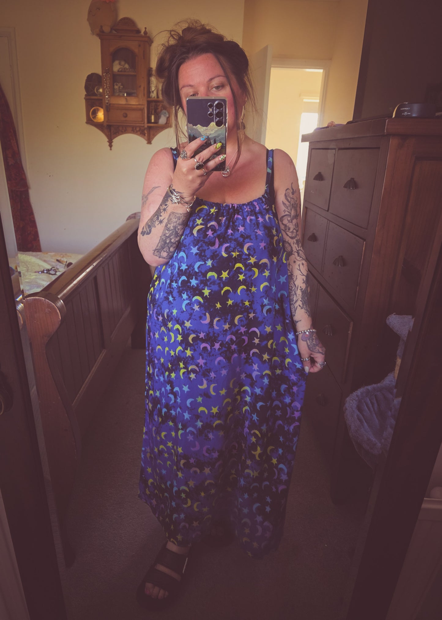 Celestial Moon Beach Dress