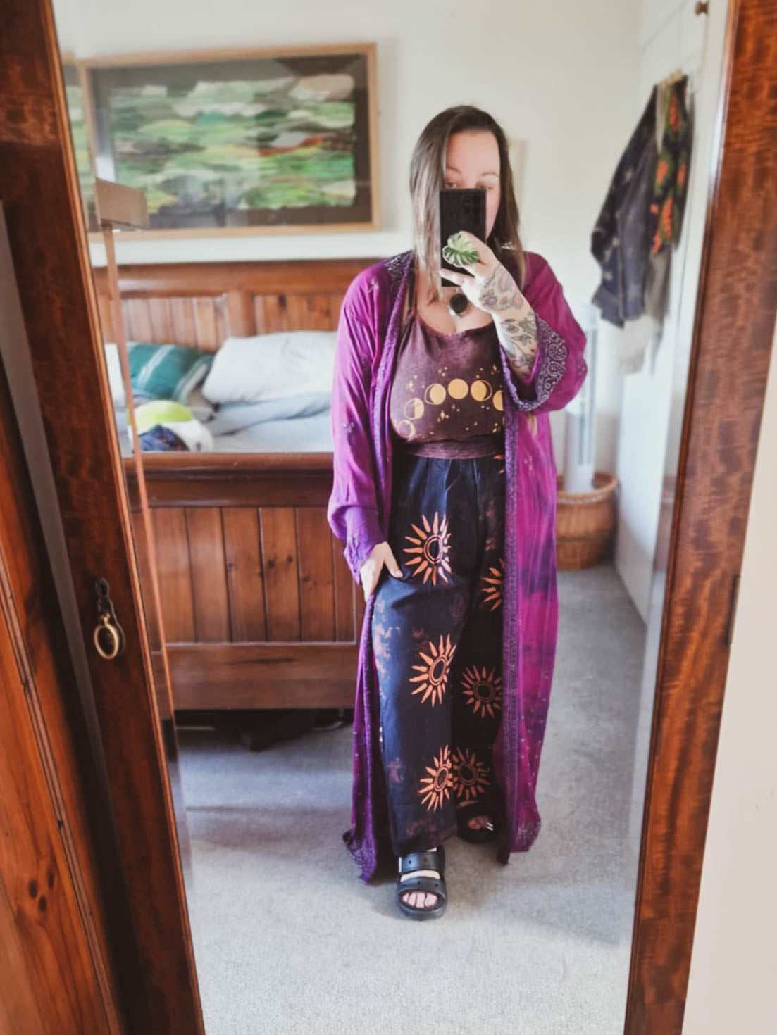 Vintage Silk Sari Kimono