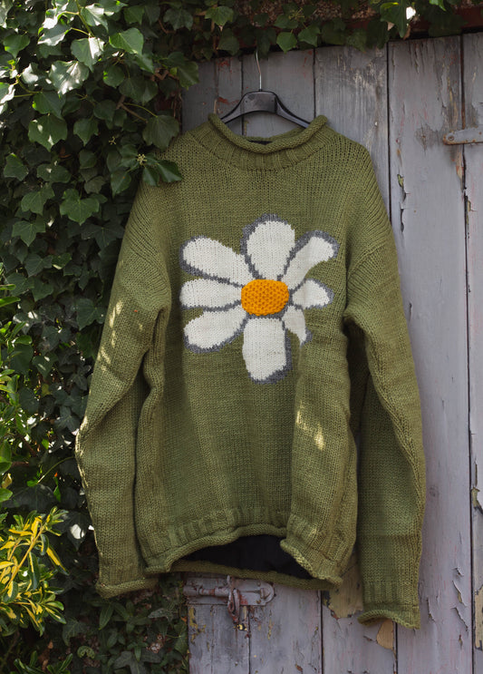 Wool Daisy Jumper