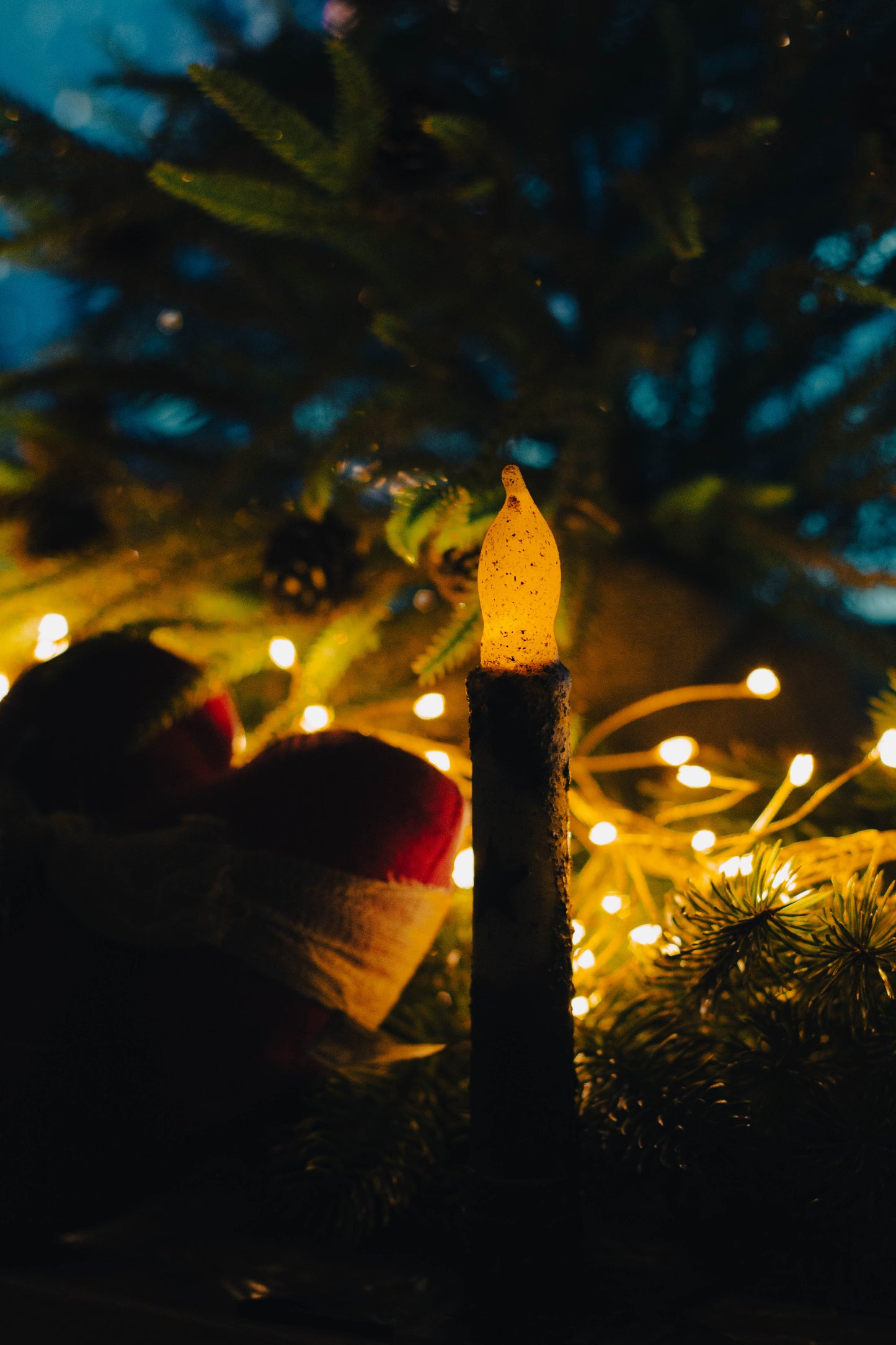 Witches Candle and Iron holder