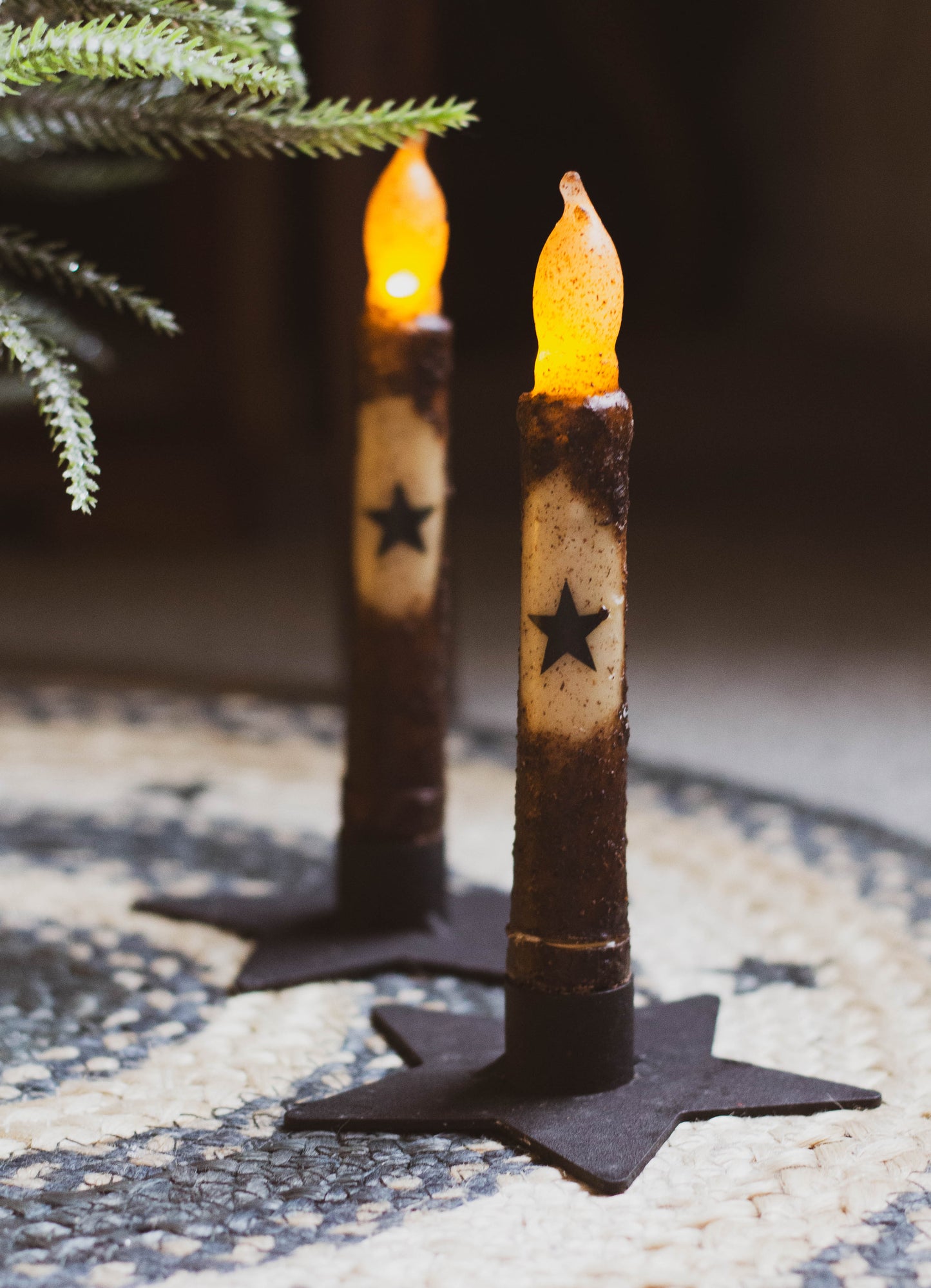 Witches Candle and Iron holder
