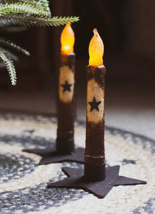 Witches Candle and Iron holder