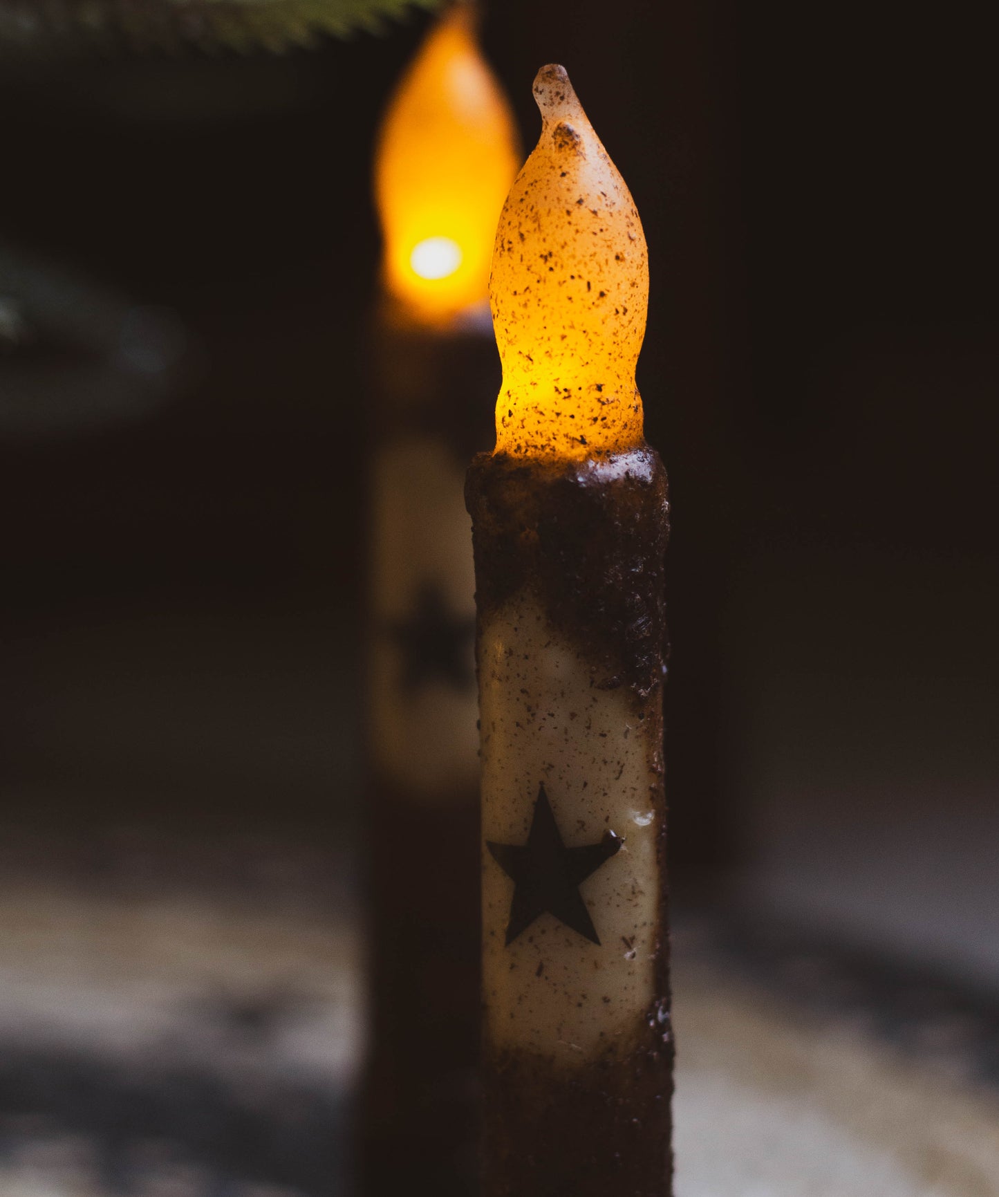 Witches Candle and Iron holder