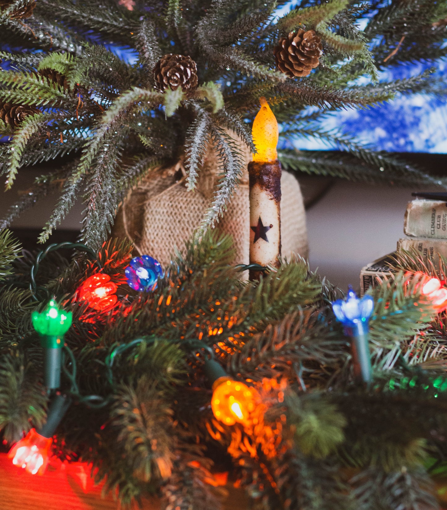 Witches Candle and Iron holder