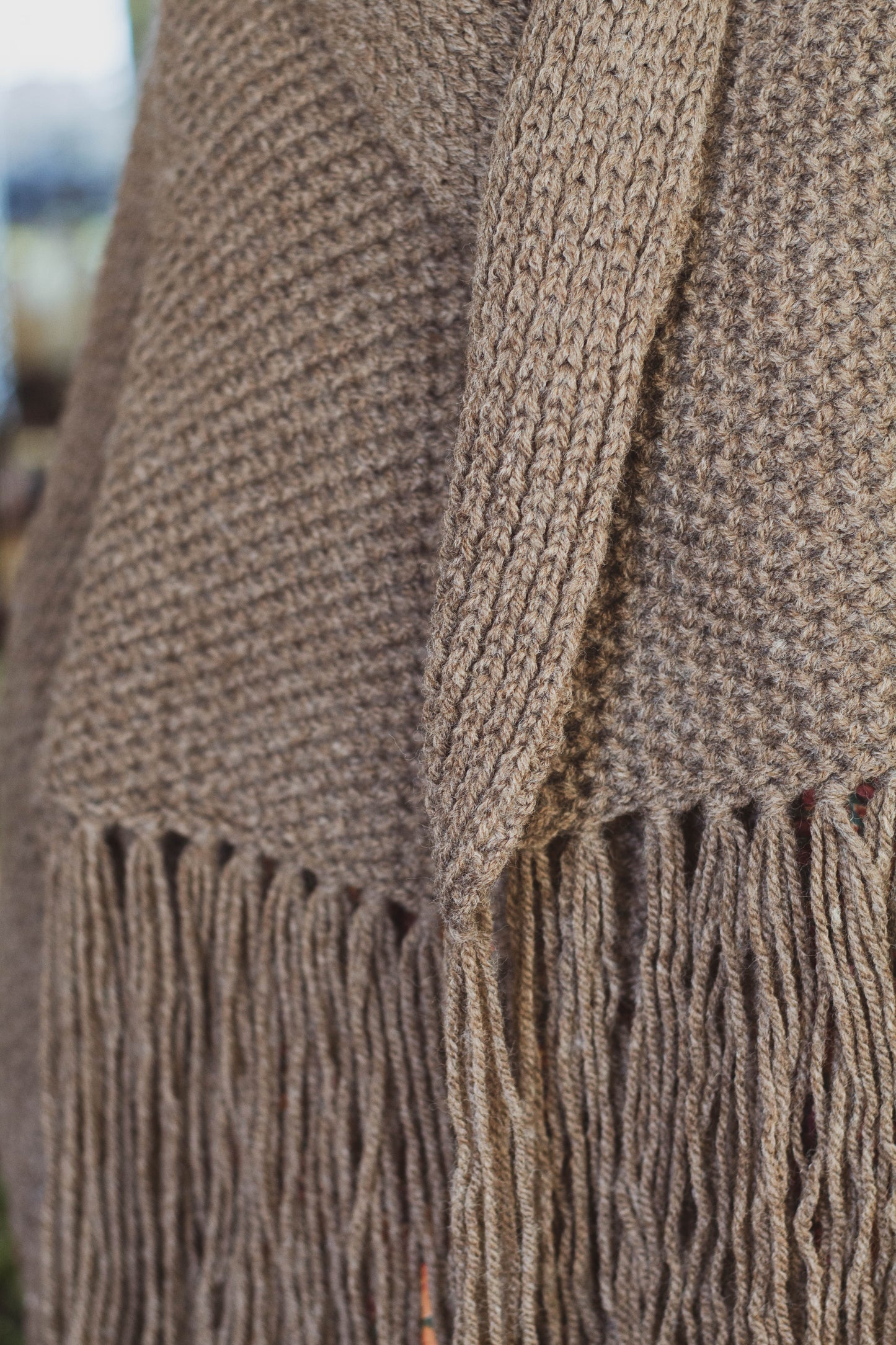 Highland Shawl With Tassels