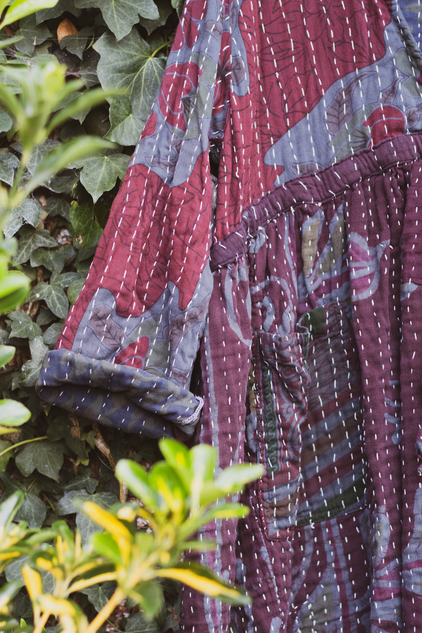 Overdyed Kantha Dress
