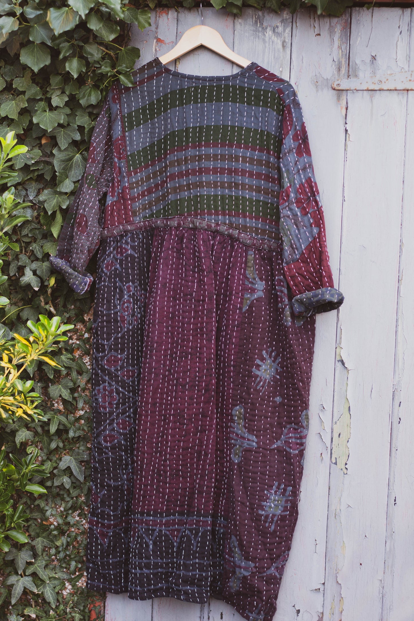 Overdyed Kantha Dress