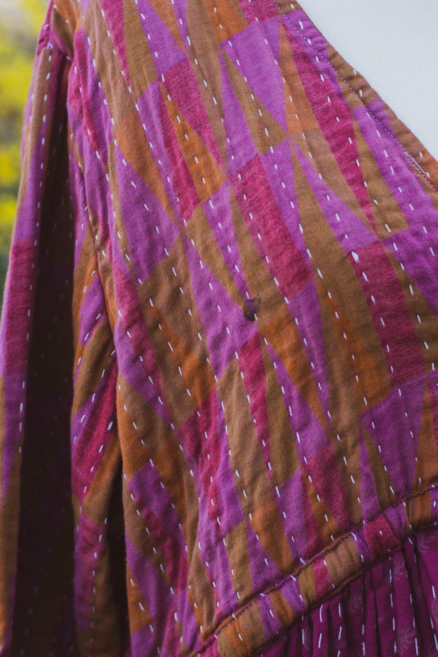 Overdyed Kantha Dress