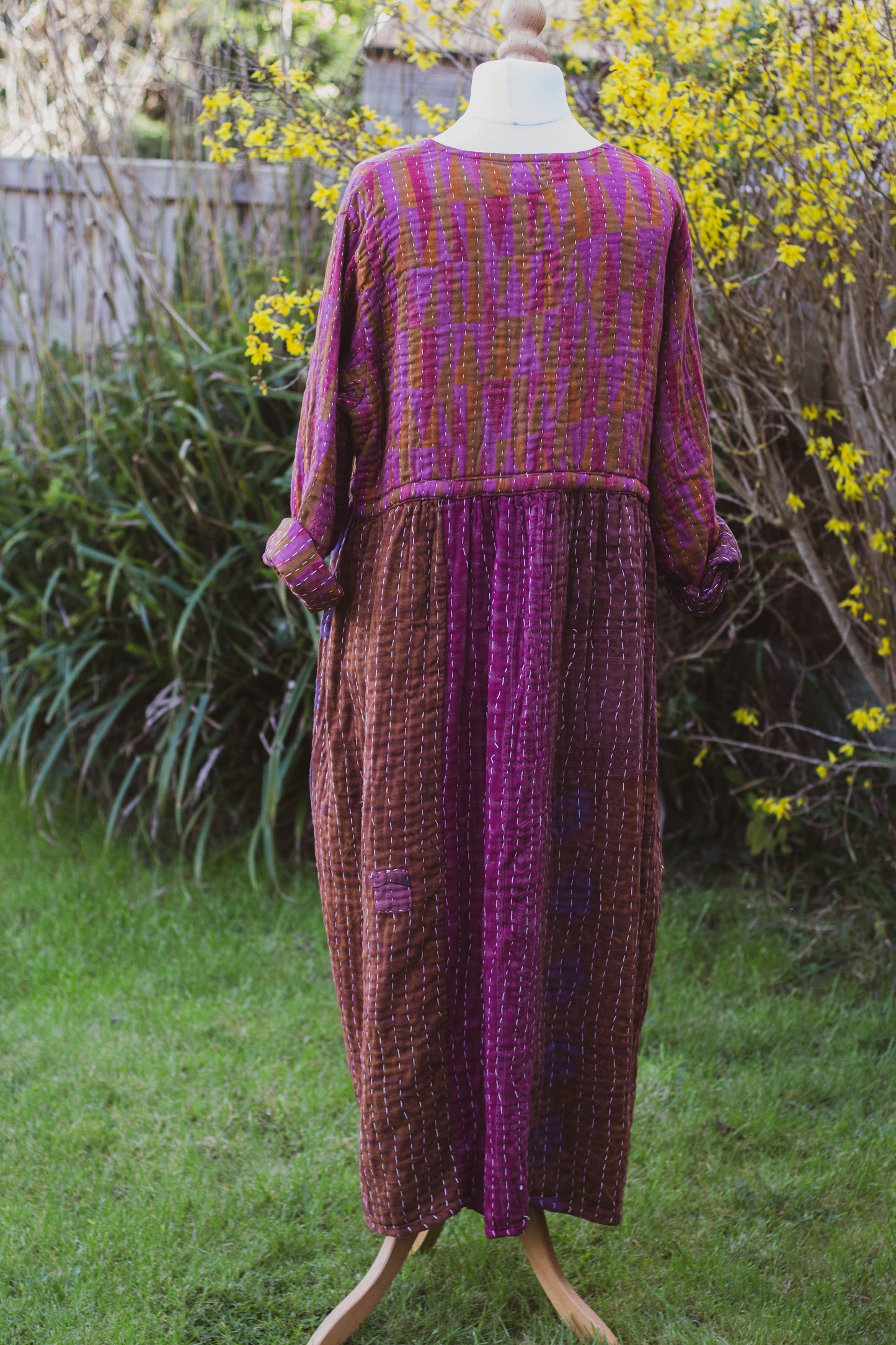 Overdyed Kantha Dress