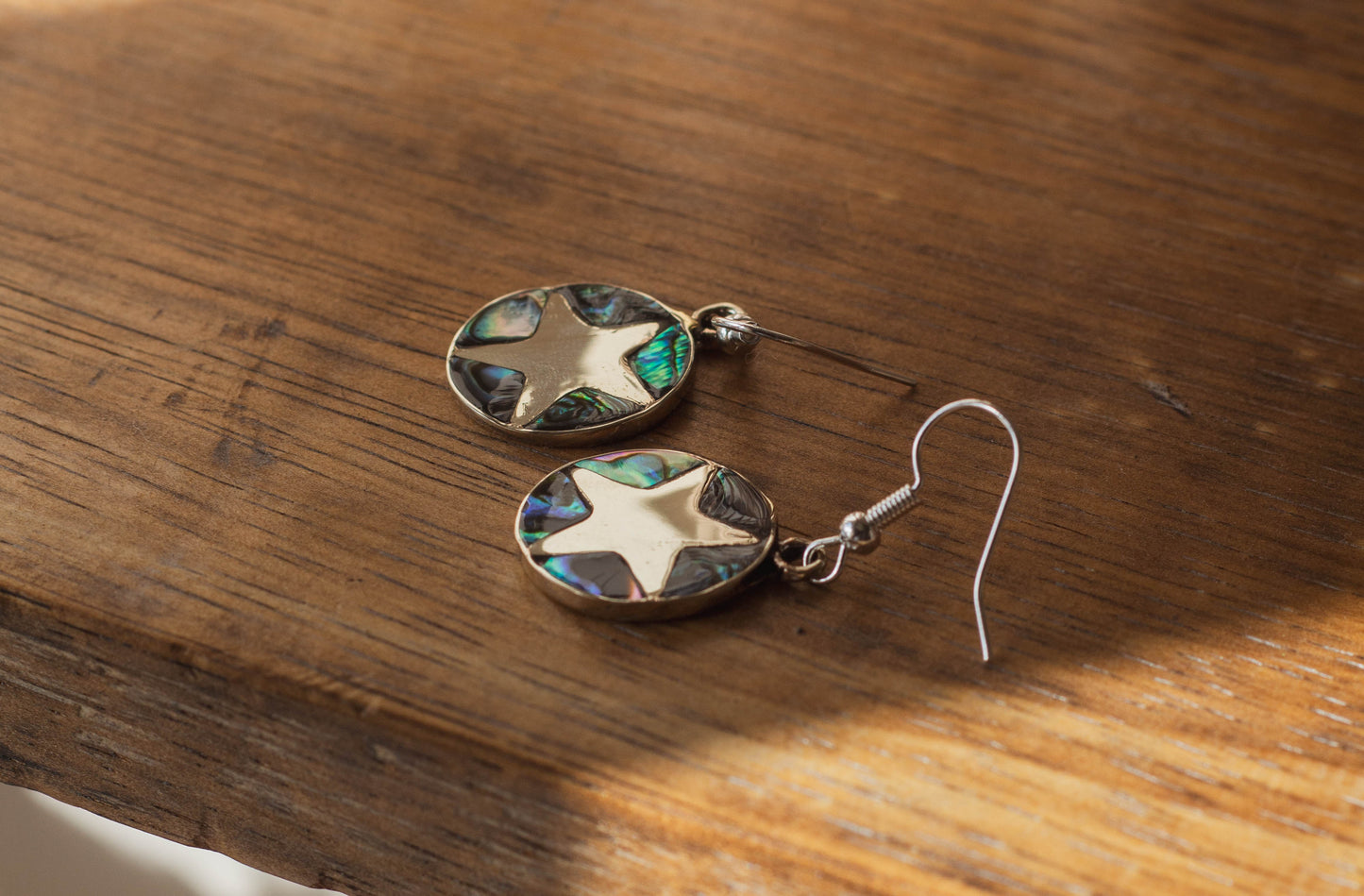 Celestial Abalone Shell Earrings