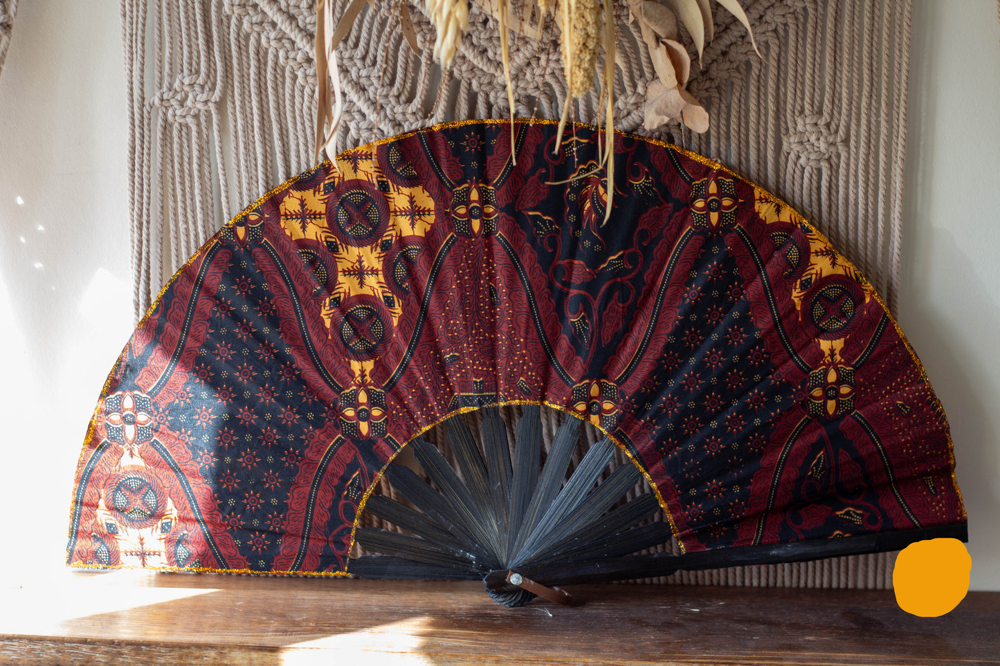 Large Batik Bali fans