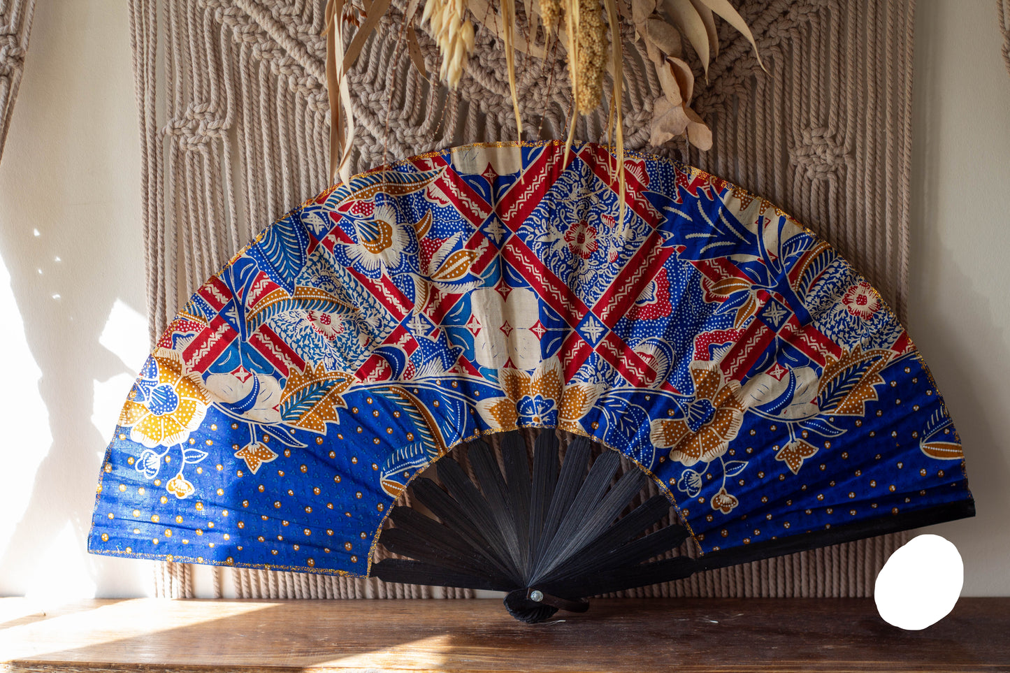 Large Batik Bali fans