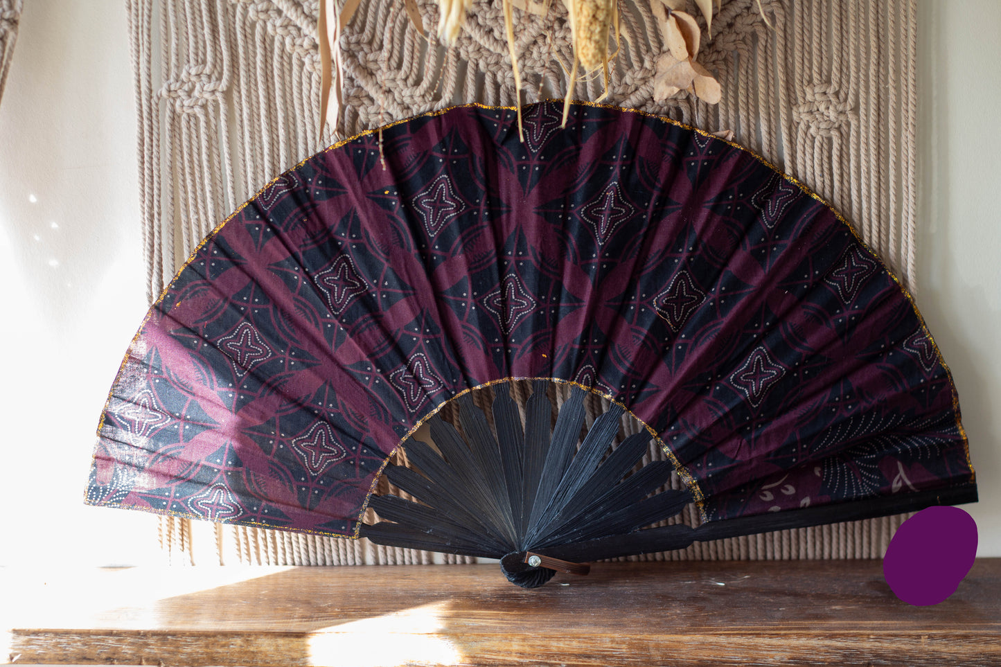 Large Batik Bali fans