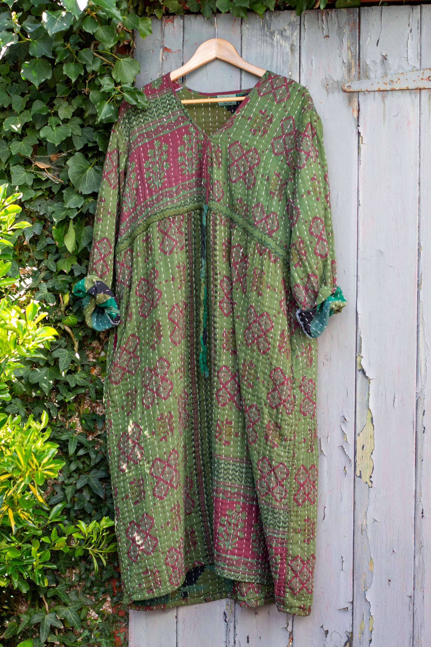 Overdyed Kantha Dress