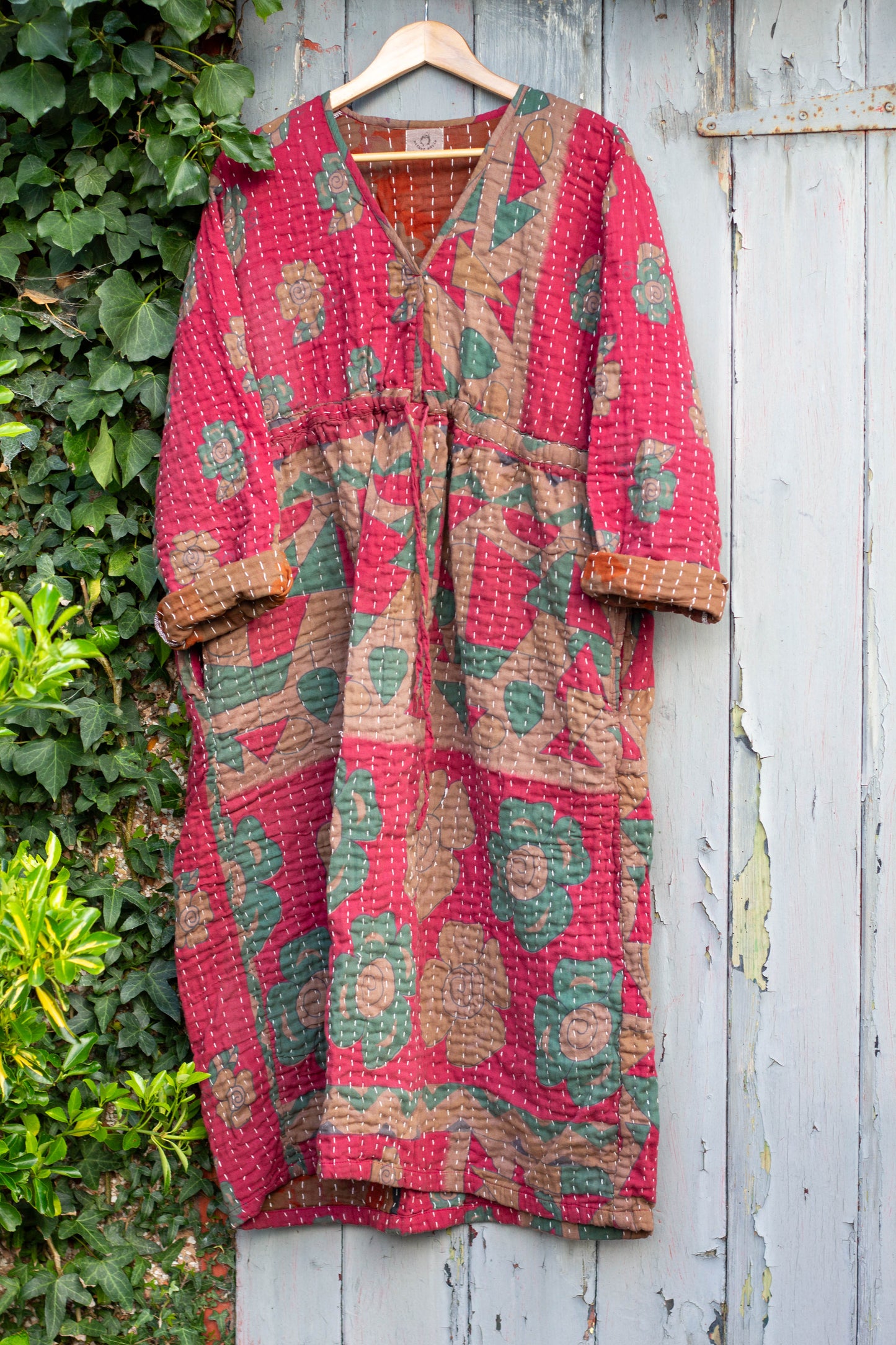 Overdyed Kantha Dress