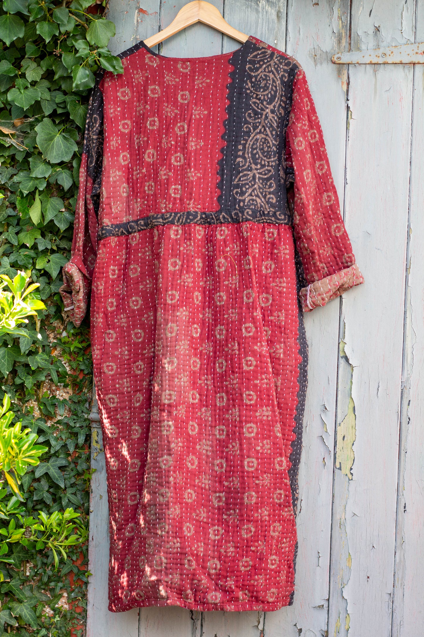 Overdyed Kantha Dress