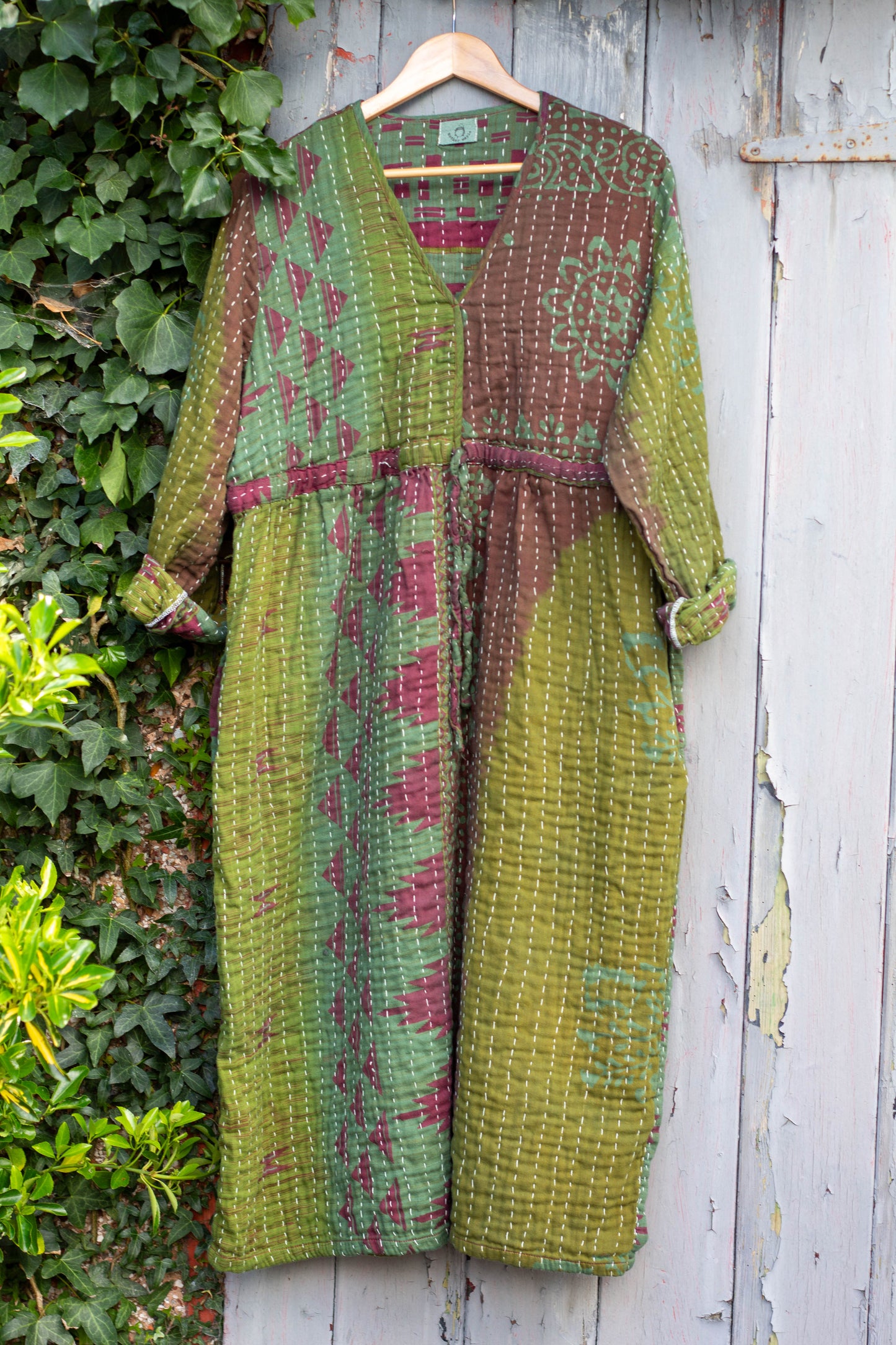 Overdyed Kantha Dress