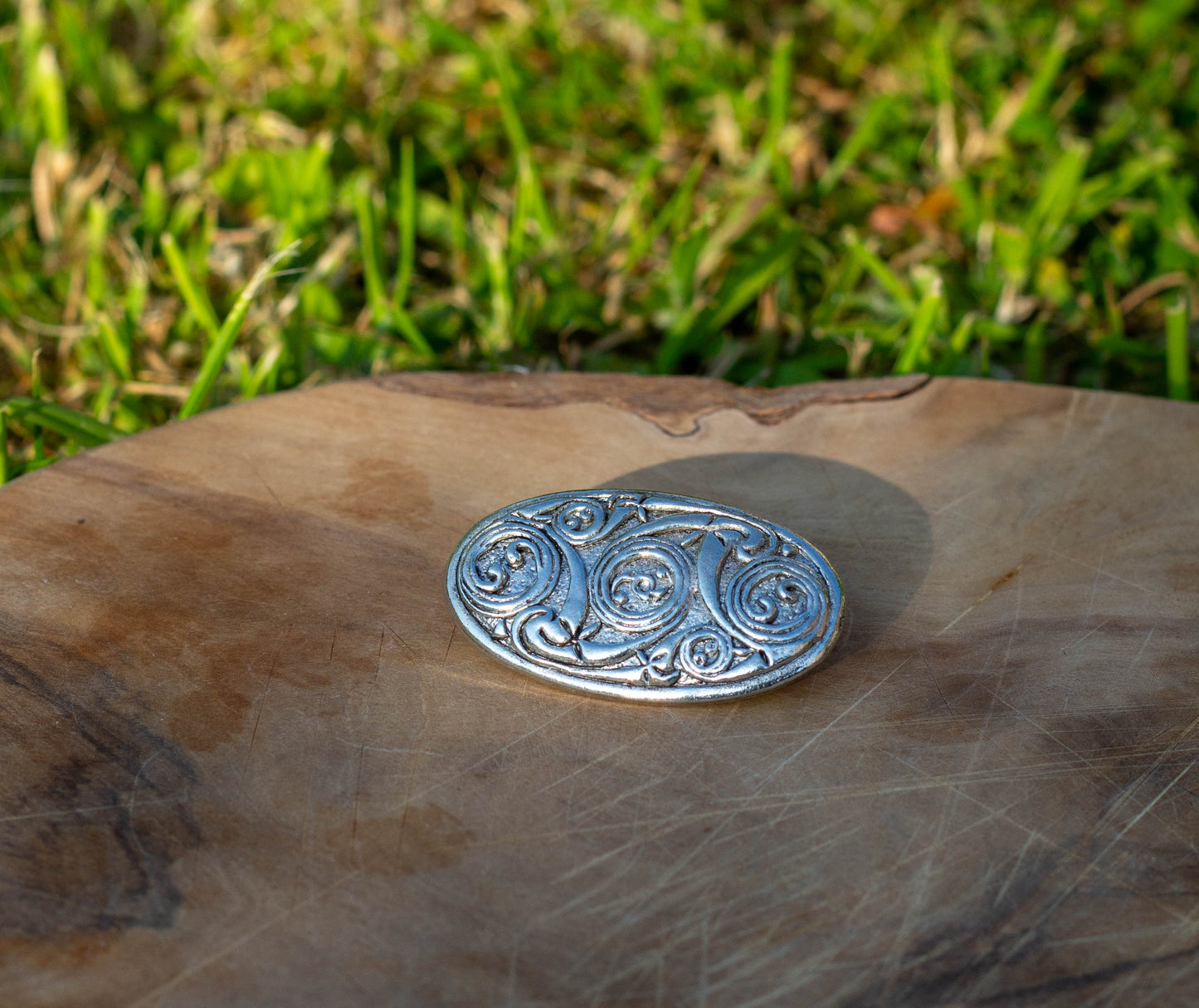 Pewter Brooches