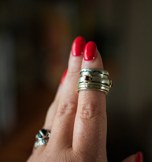 Preloved Size J Spinner Ring