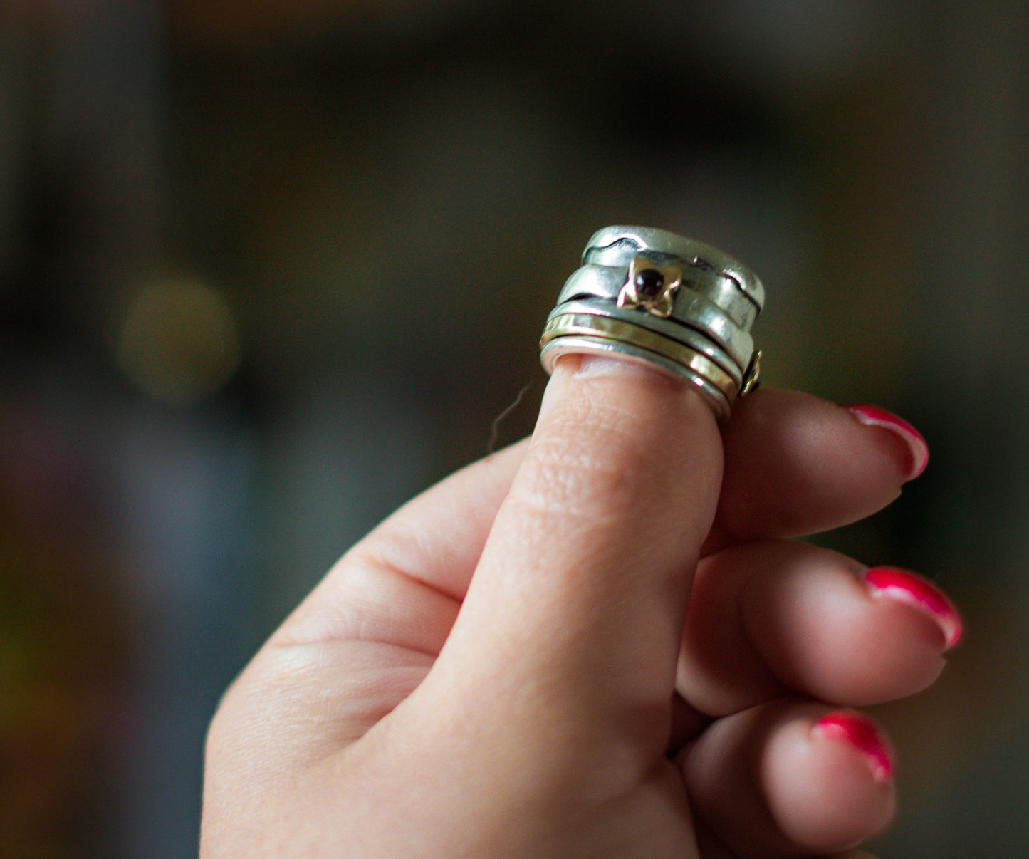 Preloved Size J Spinner Ring