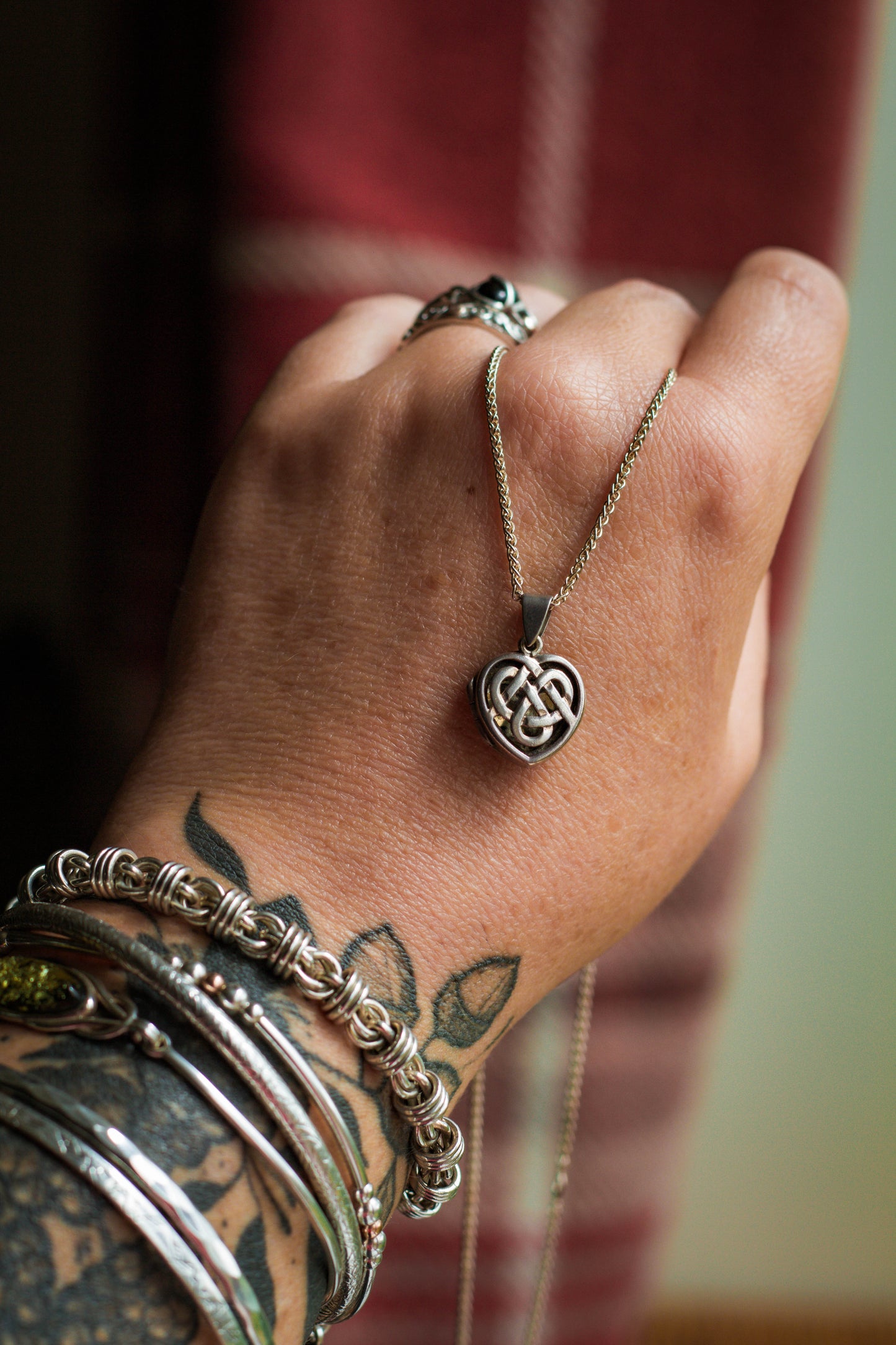 Sterling Silver Celtic Locket