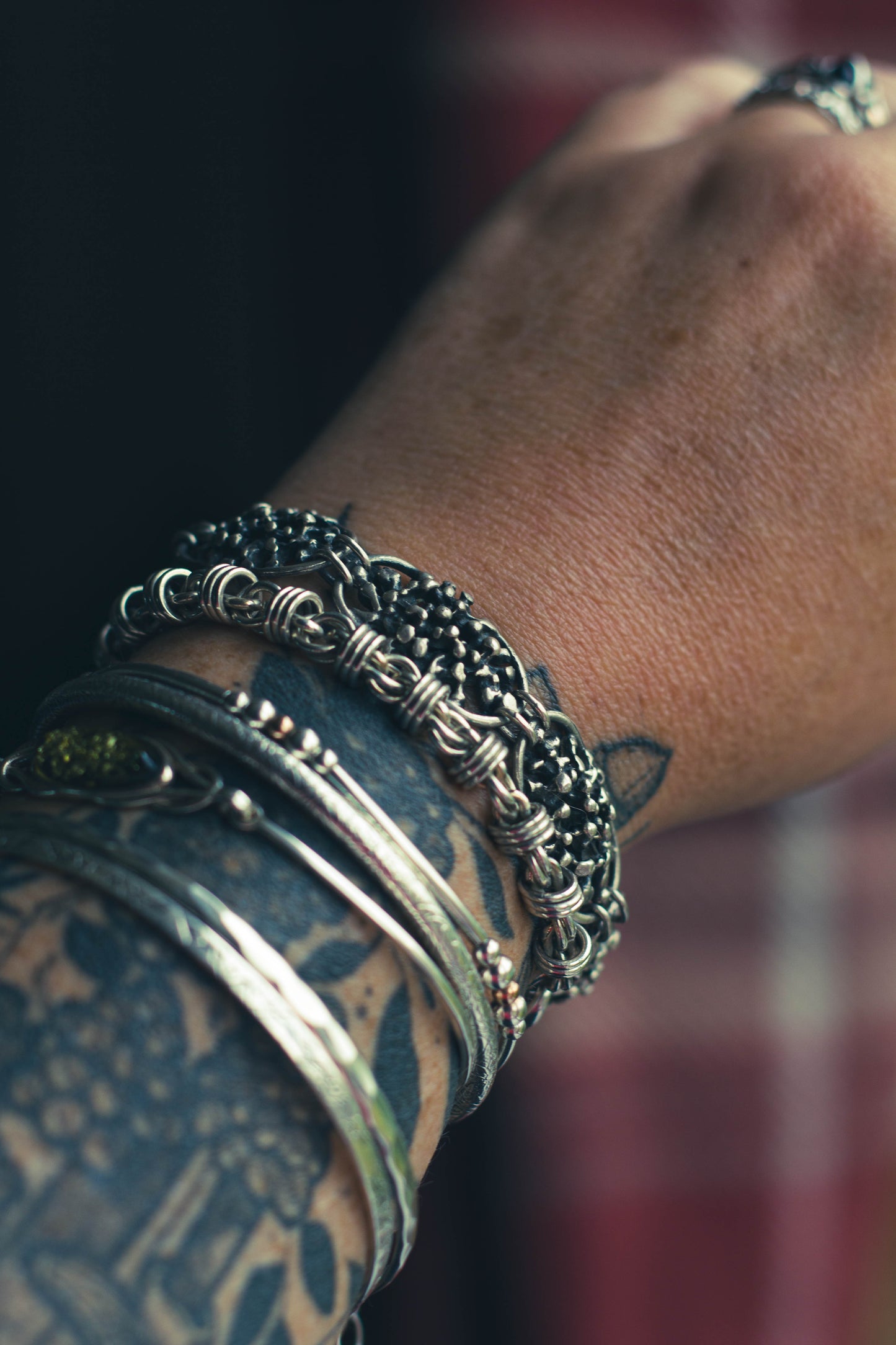 Vintage Sterling Silver Bracelet