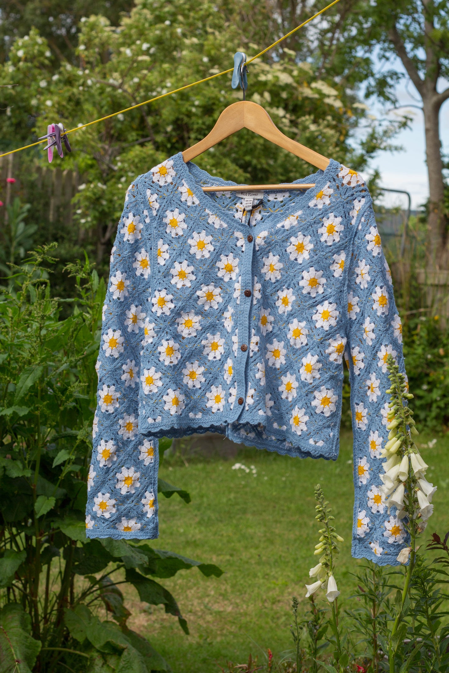 Crochet Daisy Cardigan