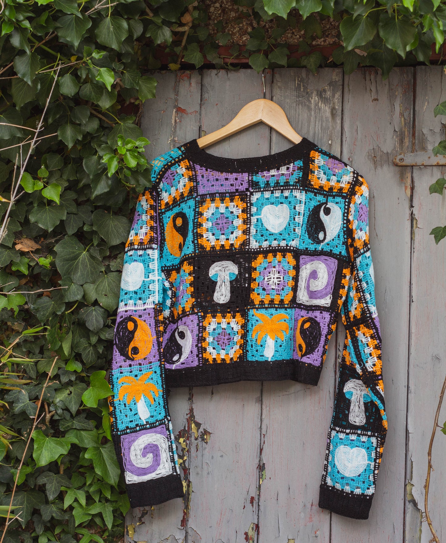 Crochet Retro Cardigan