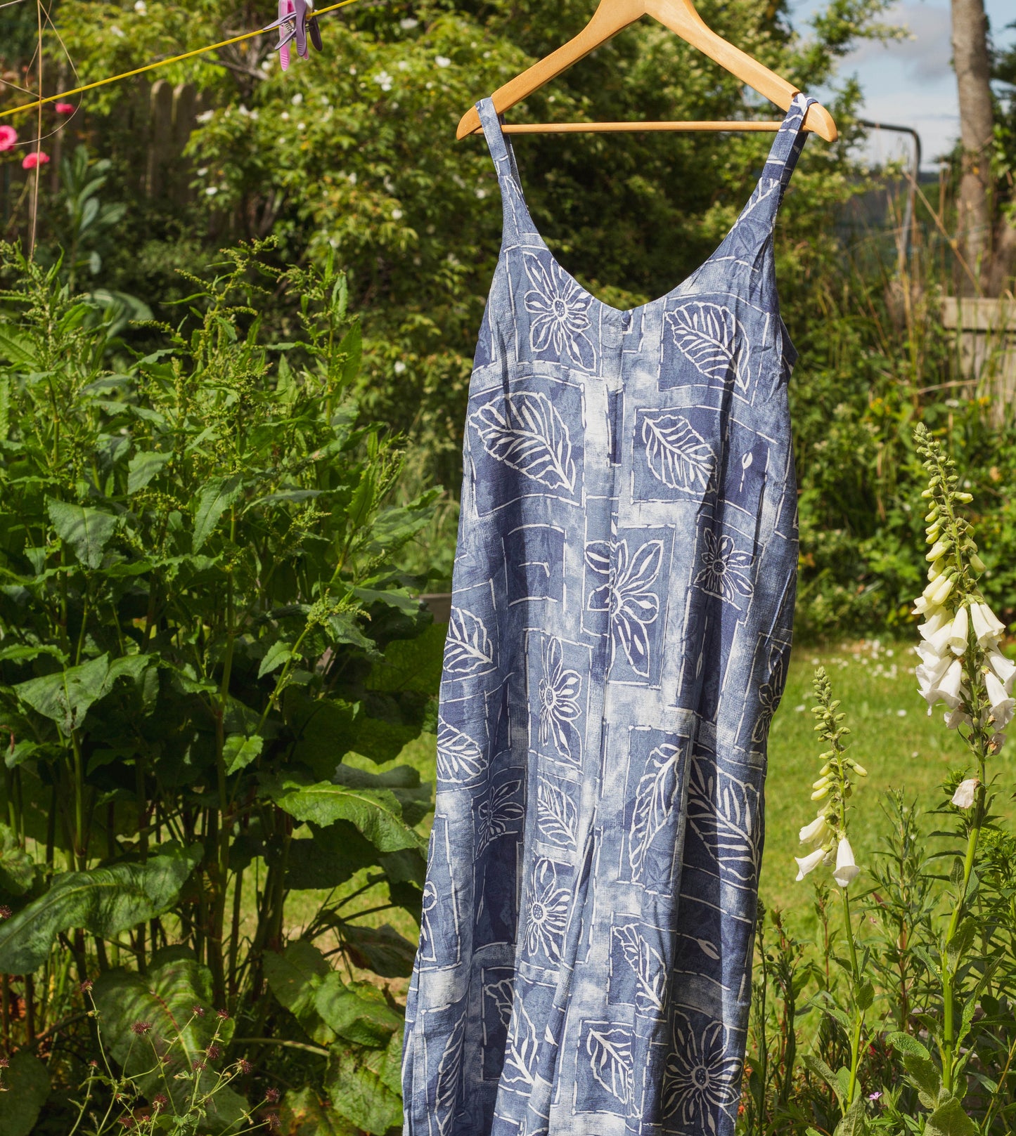 Blue Garden Jumpsuit
