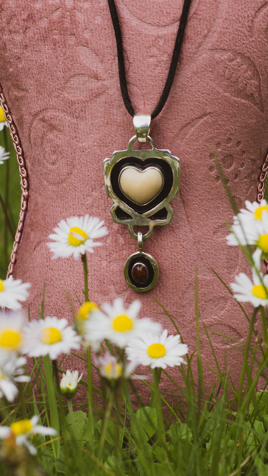 Tagua Heart Necklace