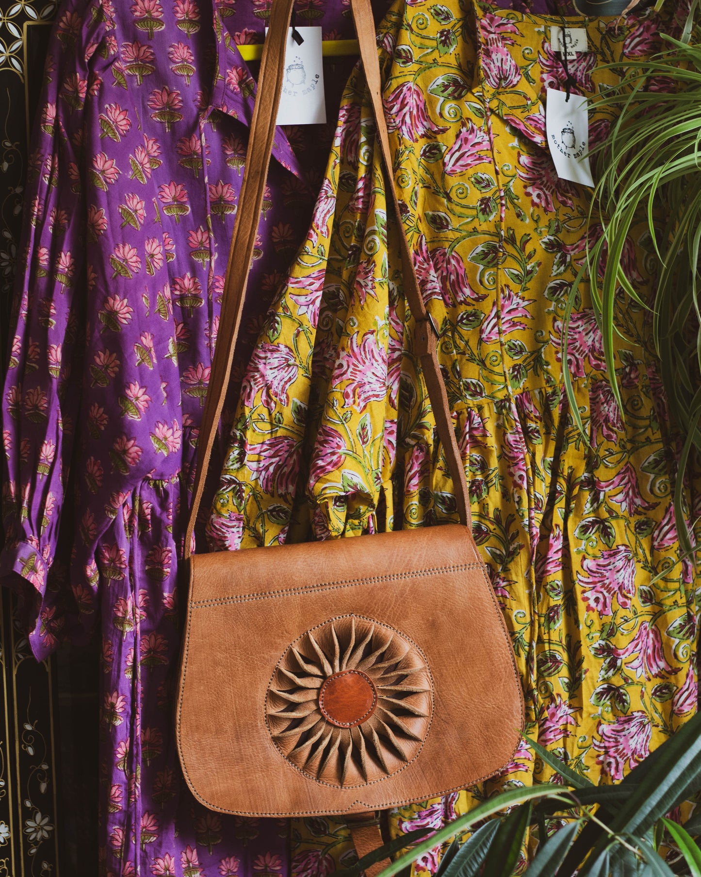 Moroccan Sun Leather Bag