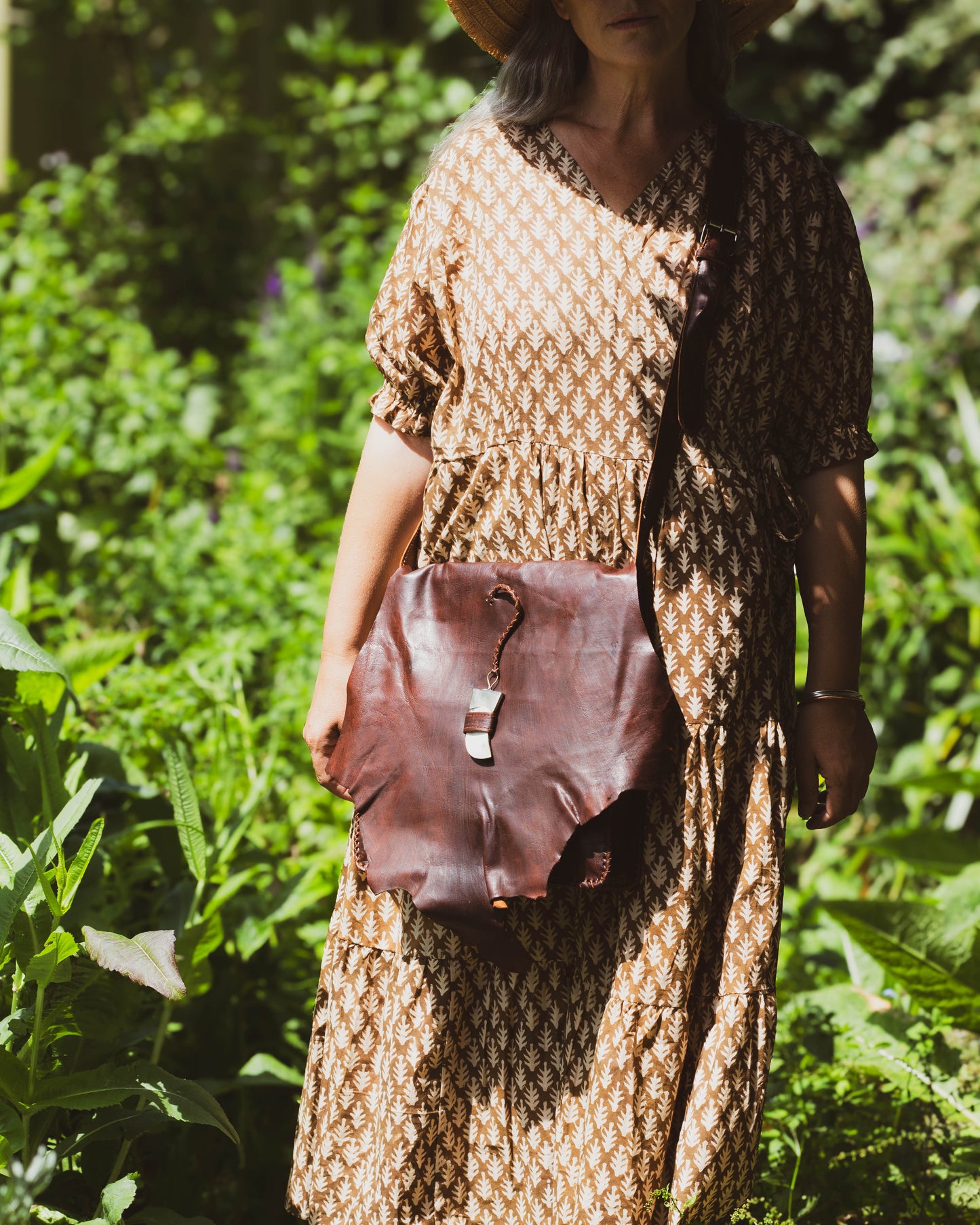 Large Moroccan Leather Bag