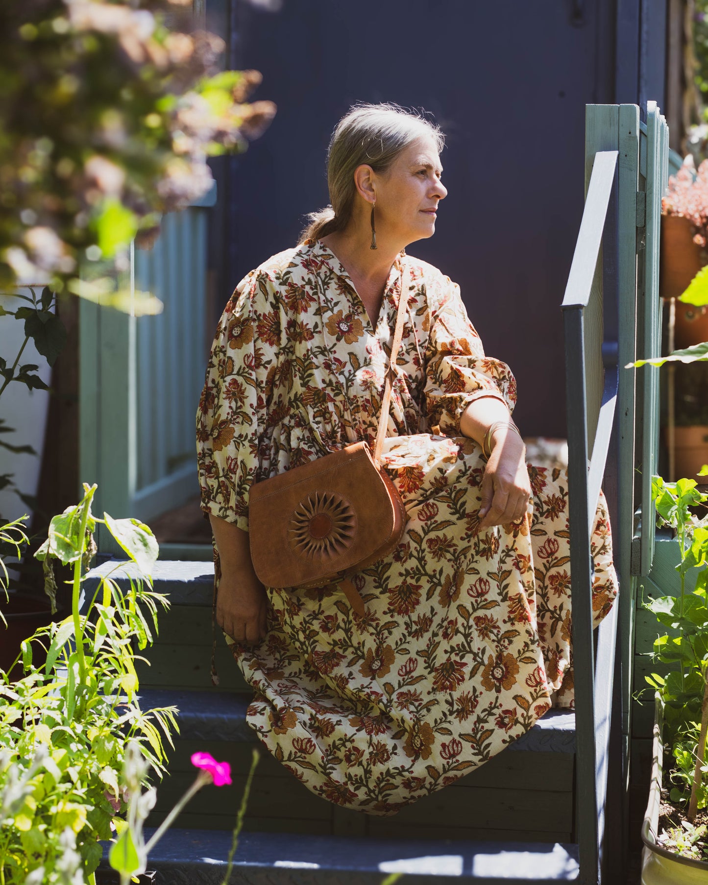 Moroccan Sun Leather Bag