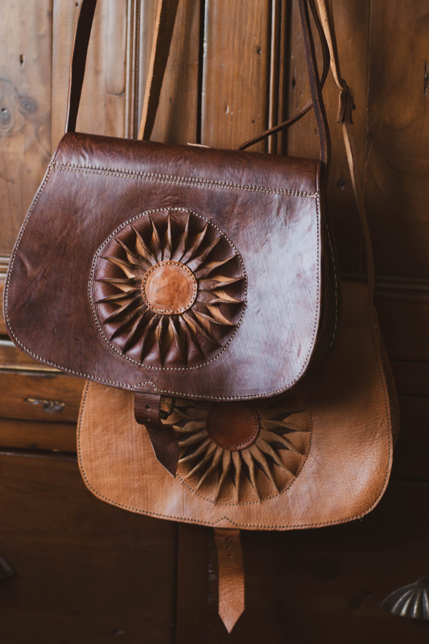 Moroccan Sun Leather Bag