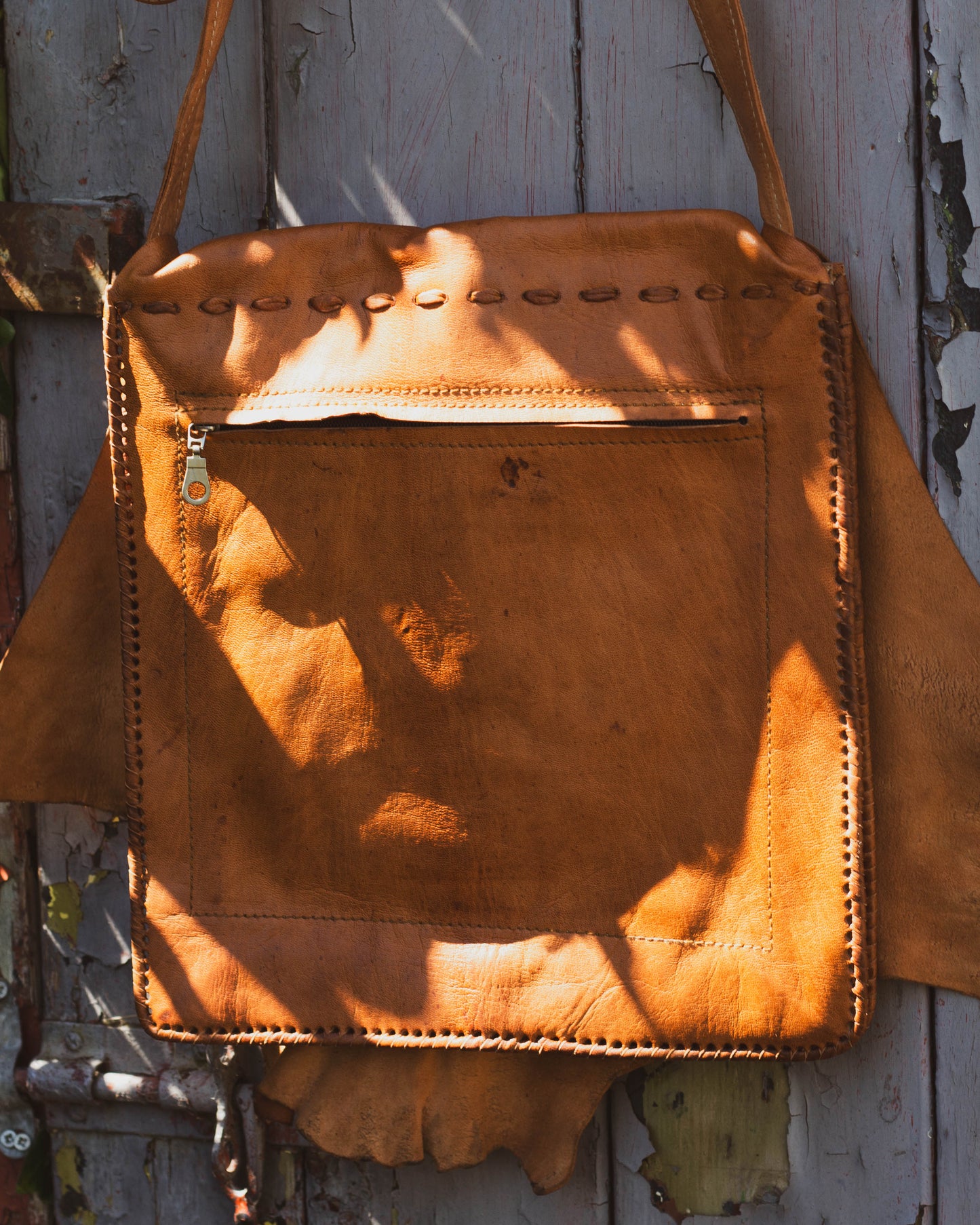 Large Moroccan Leather Bag