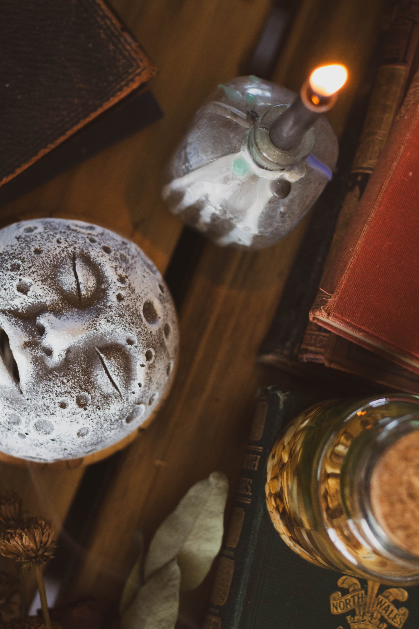 Handmade Man In The Moon Incense Burner