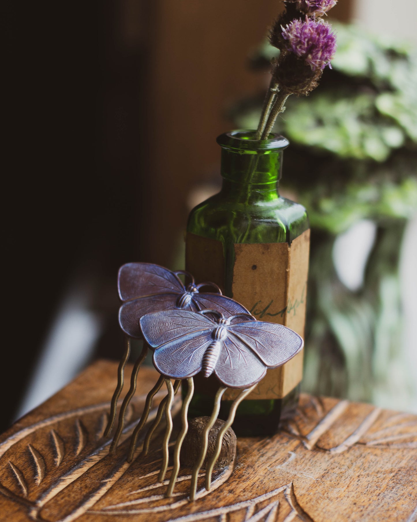 Butterfly Moth Hair Comb