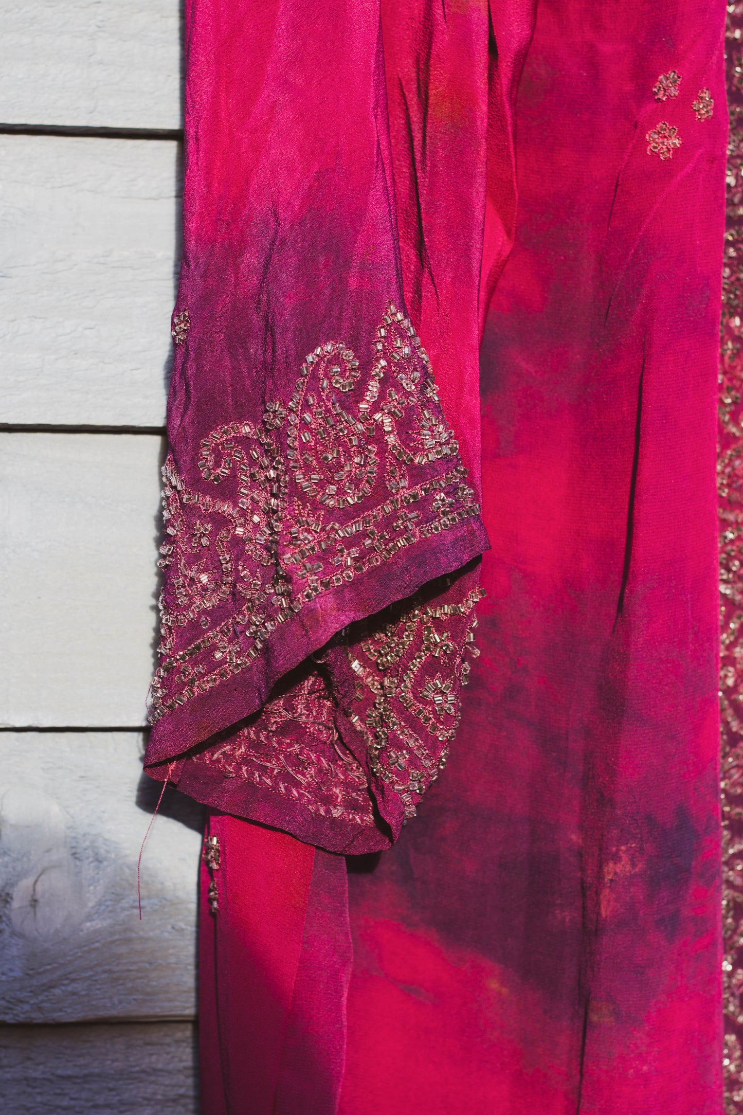 Vintage Silk Sari Kimono